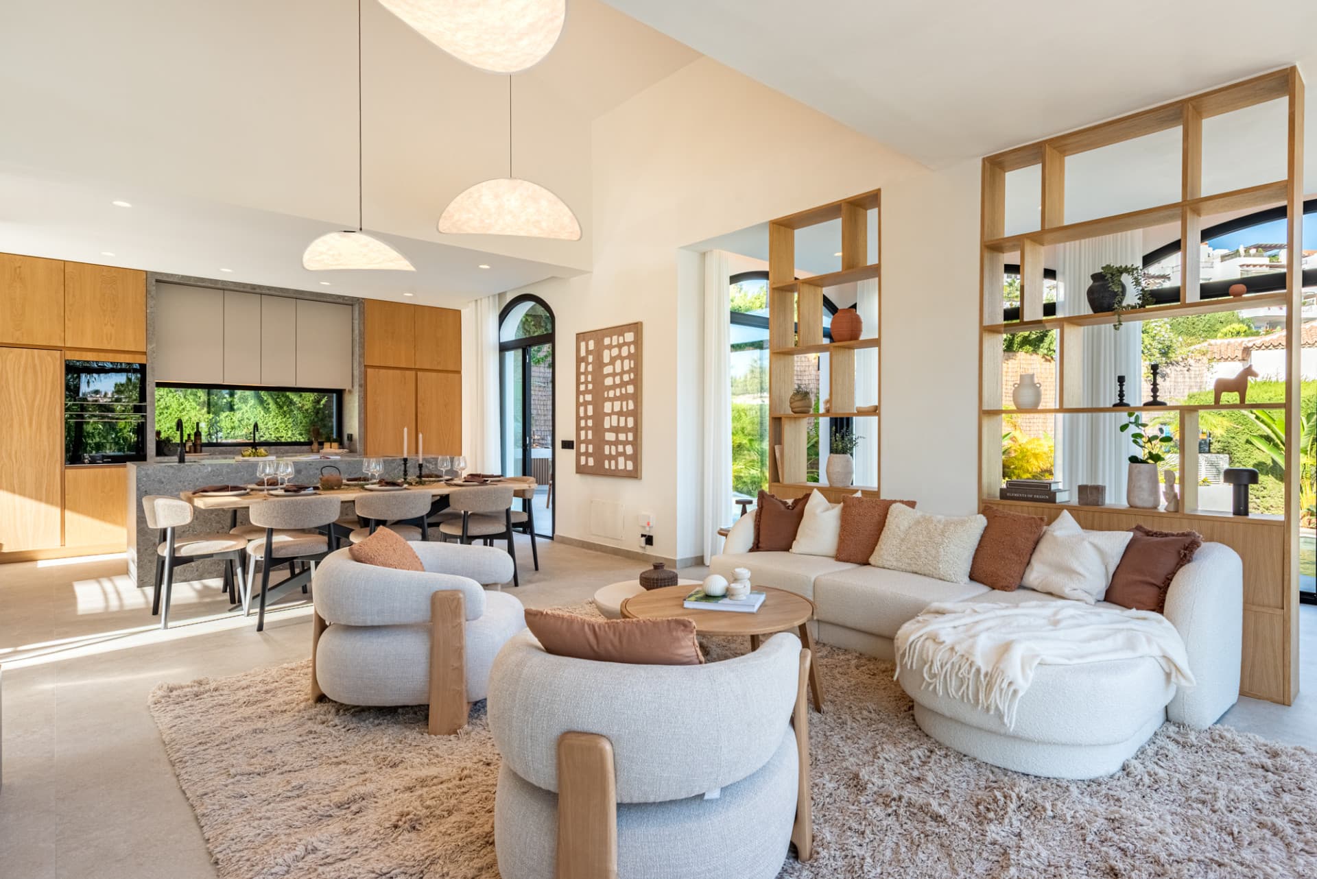 Top-renovated villa hidden inside a gated community in Nueva Andalucía.