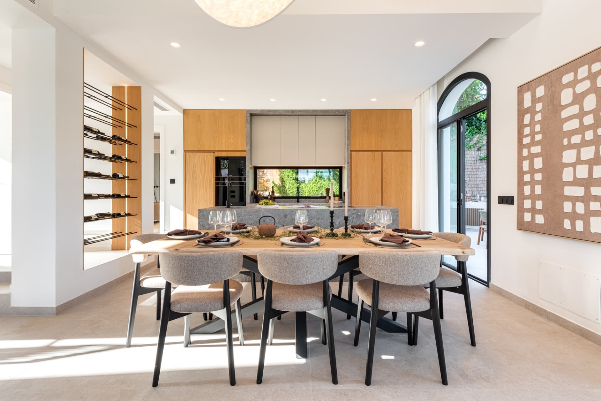 Top-renovated villa hidden inside a gated community in Nueva Andalucía.