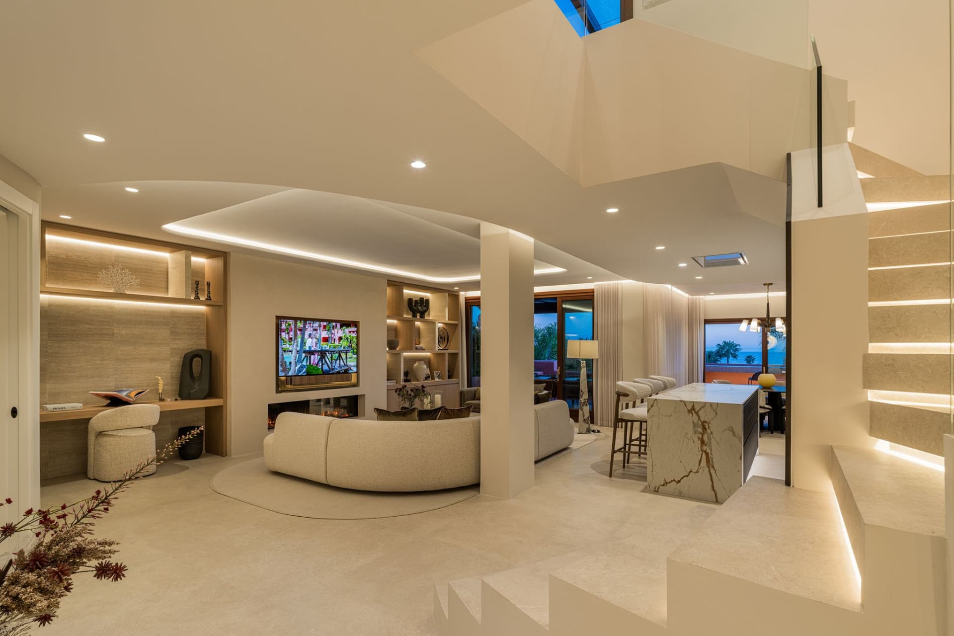 Spectacular Beachfront Duplex Penthouse in Torre Bermeja, Estepona