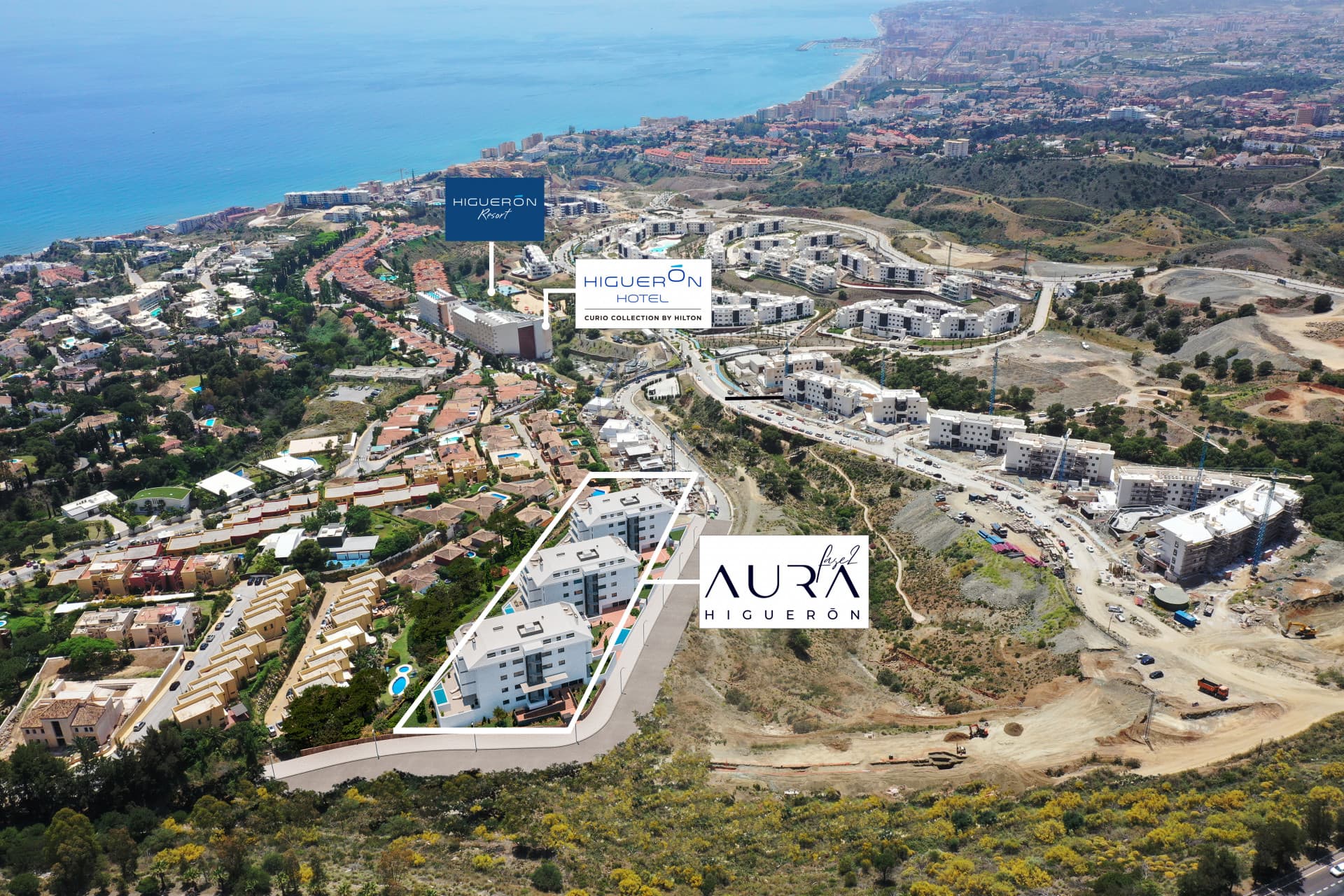 Impresionante ático de 3 dormitorios y las mejores vistas al mediterráneo, El Higuerón