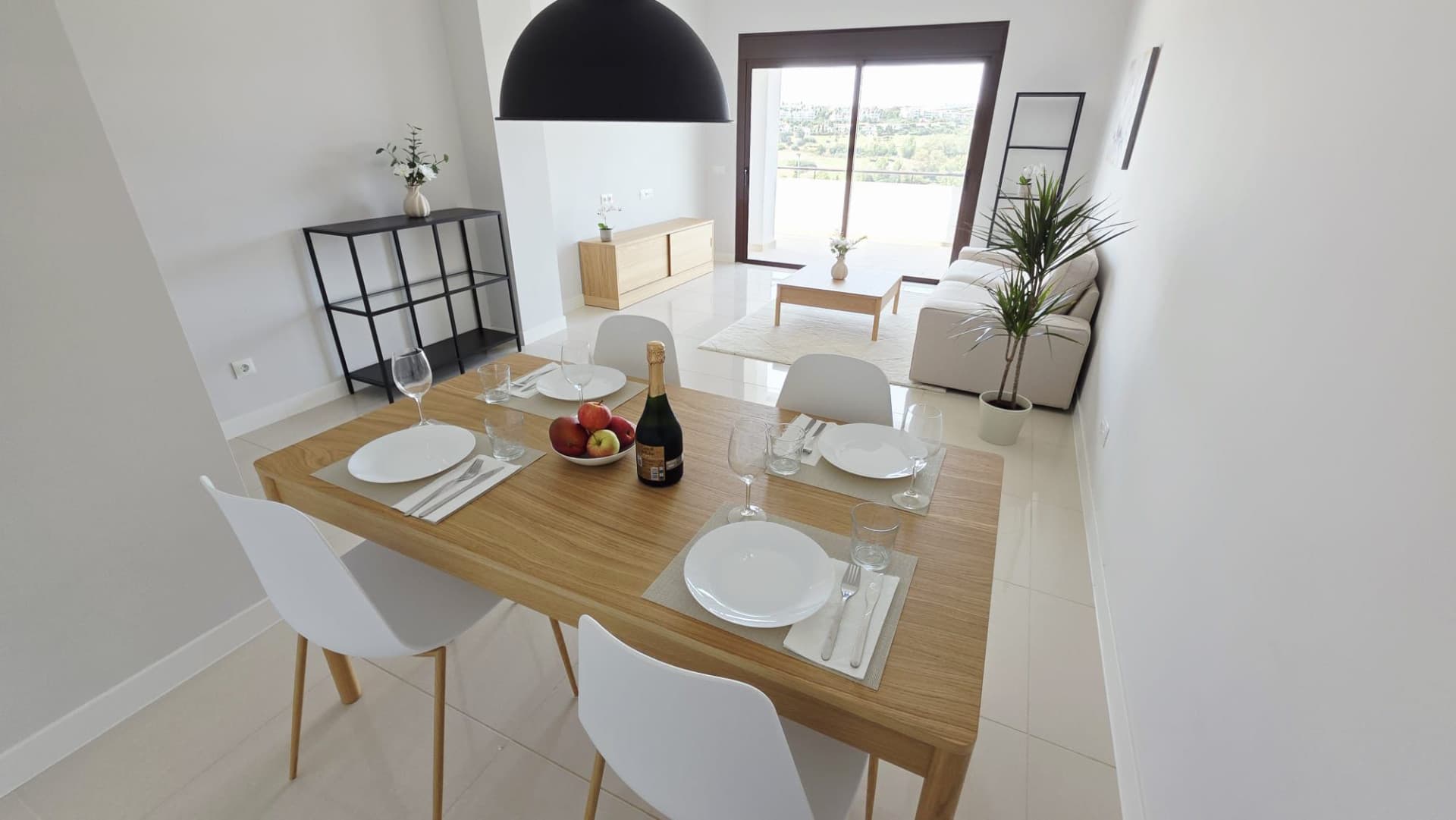 Elegant 2-Bedroom Apartment with Sea & Golf Views in Estepona