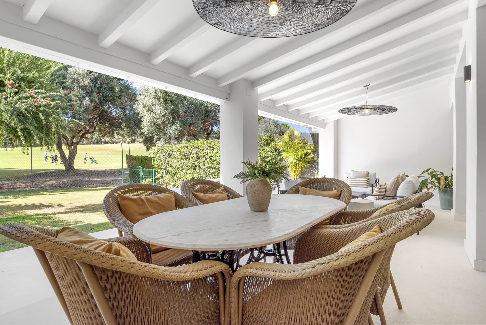 Luxury Frontline Golf Townhouse in Los Olivos, Nueva Andalucía