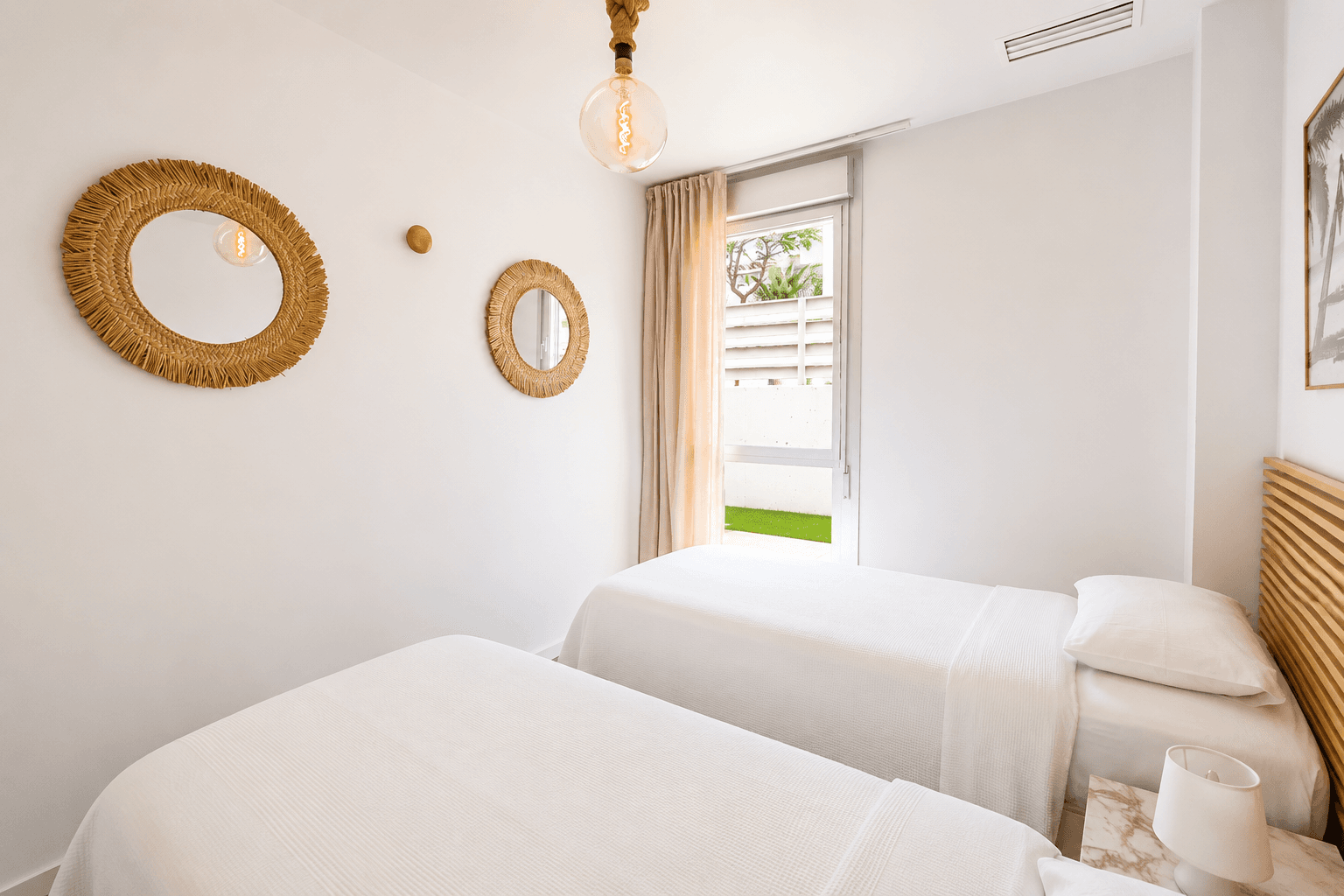 Long-Term Rental in Le Mirage, Cancelada – Modern 2-Bedroom Apartment with Private Garden