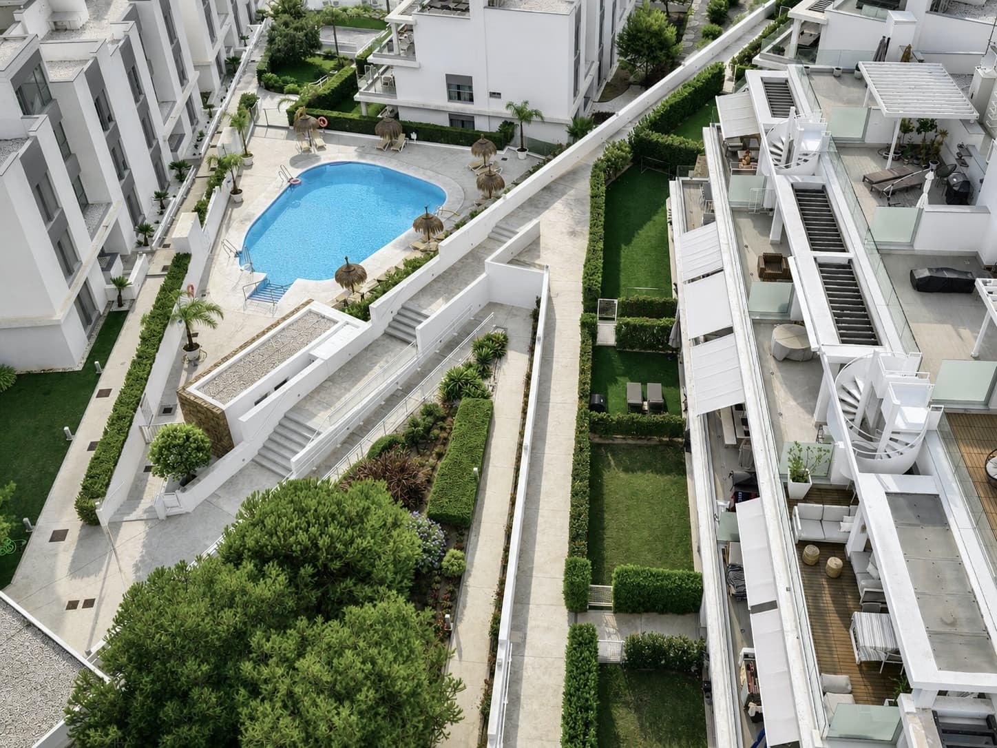 Long-Term Rental in Le Mirage, Cancelada – Modern 2-Bedroom Apartment with Private Garden
