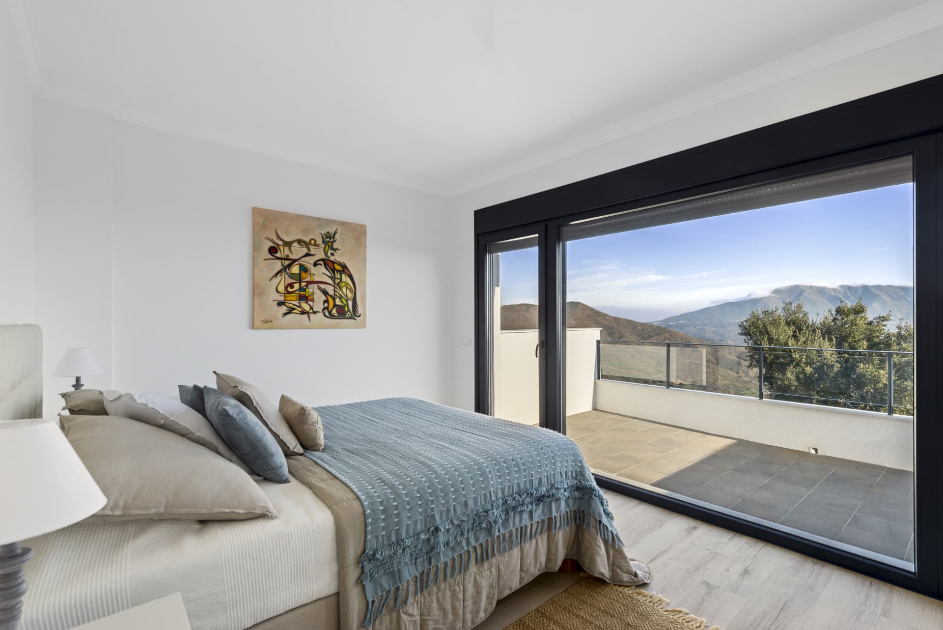 Every morning you can contemplate from your terrace how the sun appears on the scene, rising up and showing spectacular
