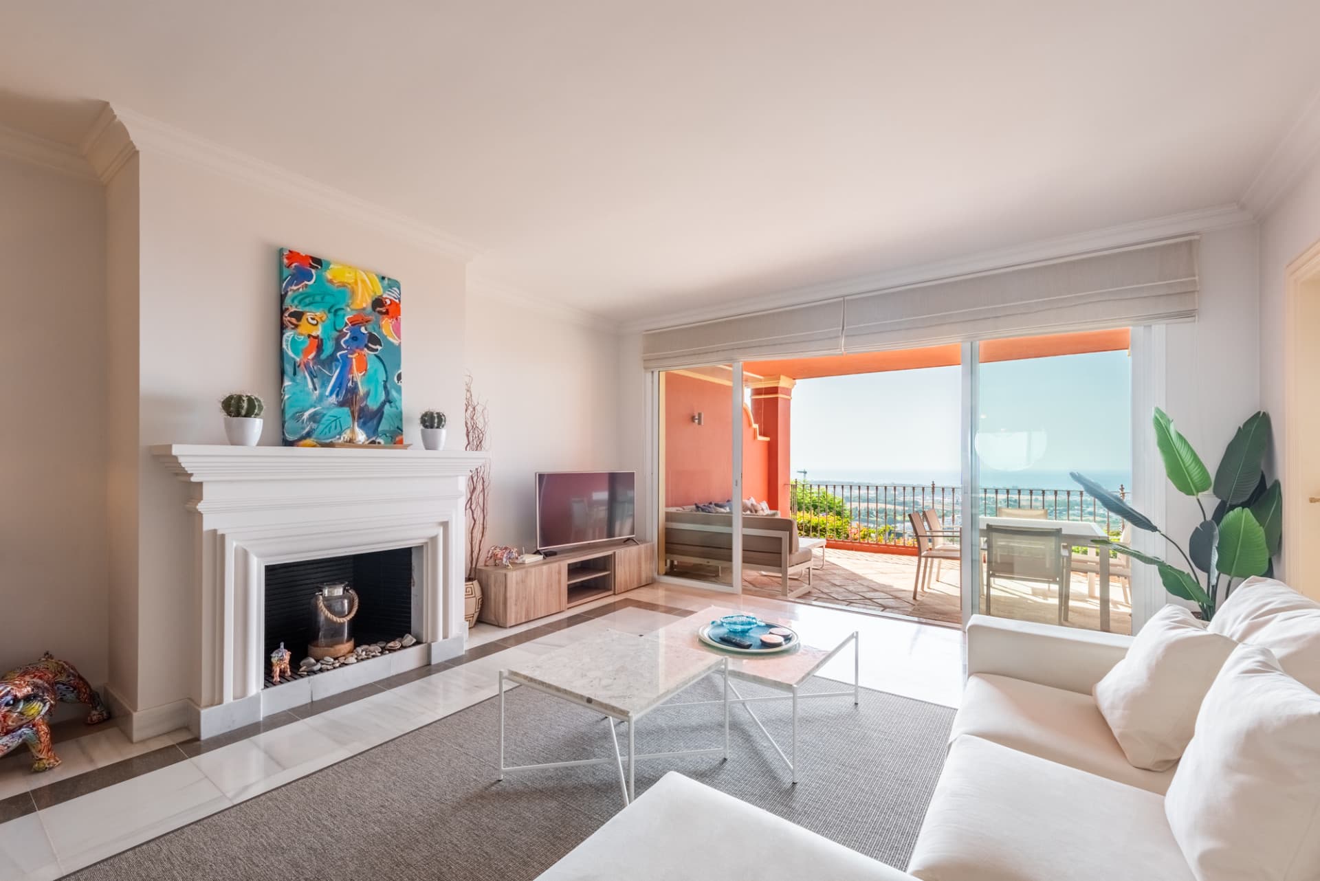 Panoramic Sea Views & Outstanding Potential – Spacious Monte Halcones Apartment Priced to Sell