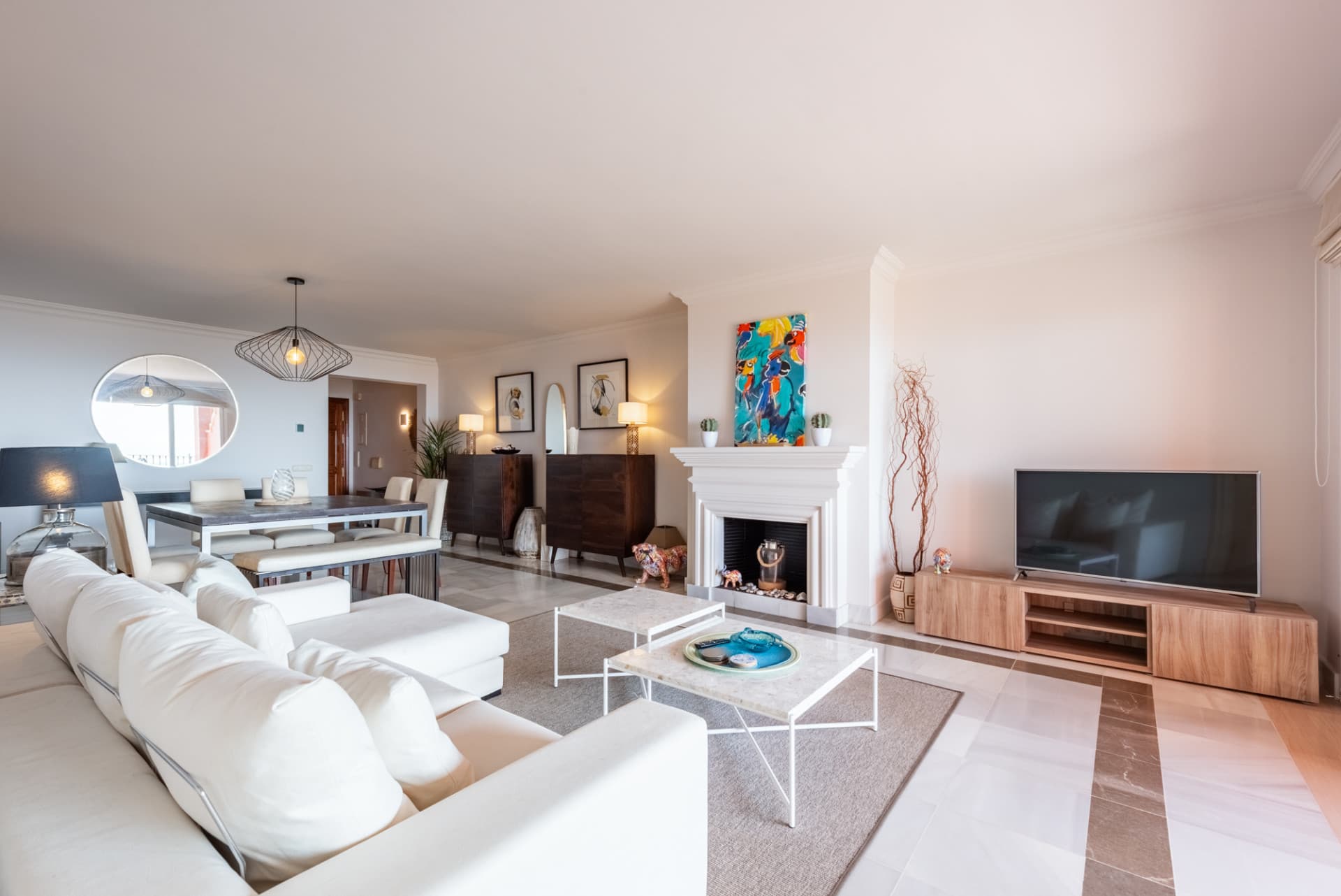 Panoramic Sea Views & Outstanding Potential – Spacious Monte Halcones Apartment Priced to Sell