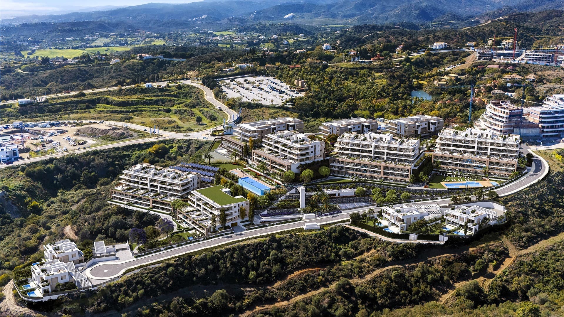 New project in the New Golden Mile with spectacular sea views