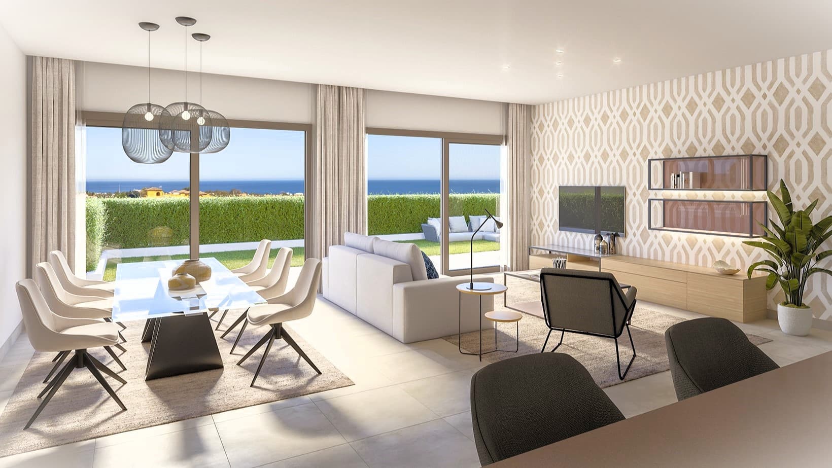New project in the New Golden Mile with spectacular sea views
