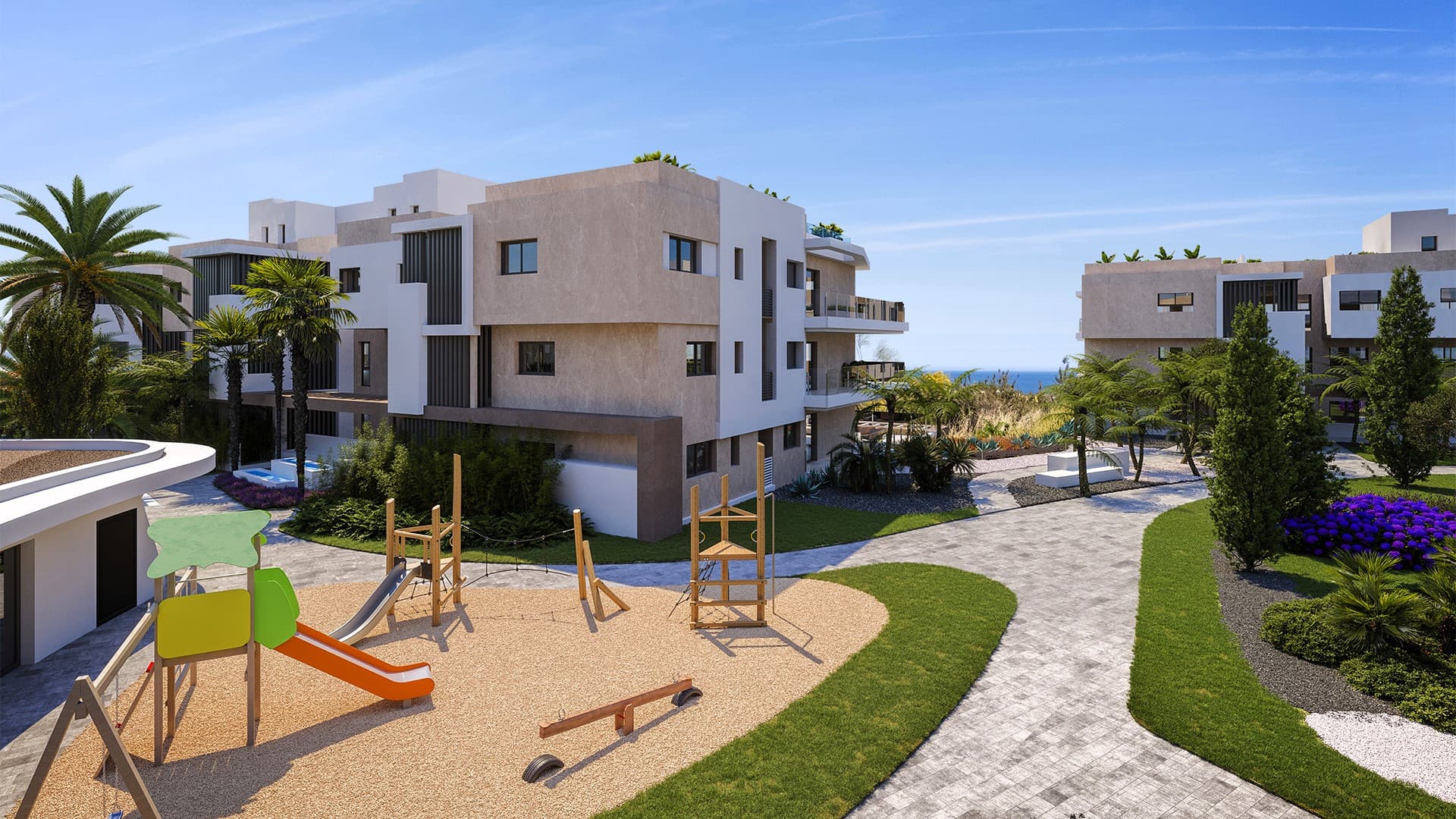 New project in the New Golden Mile with spectacular sea views