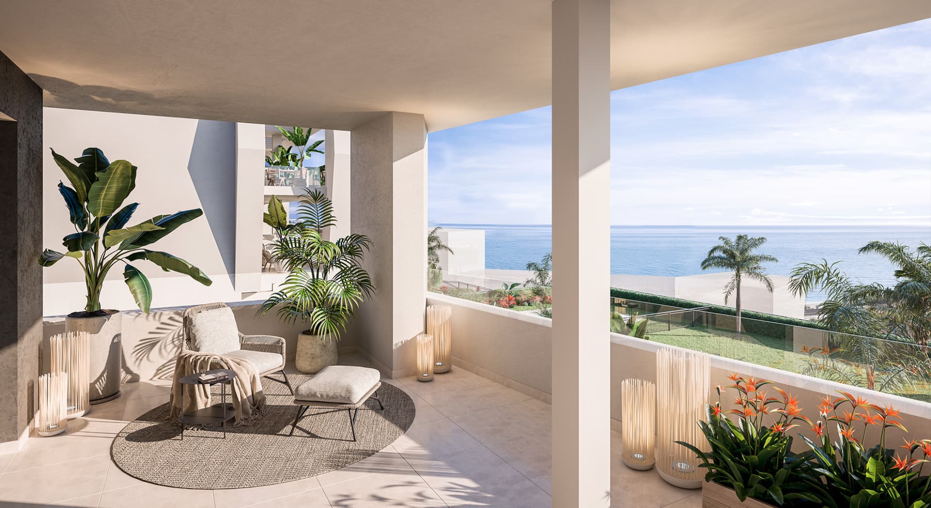 Espectacular nuevo proyecto junto a la playa en Higuerón
