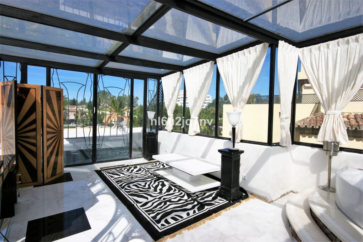 Exclusive Art Deco Duplex Penthouse with Private Pool in Guadalmina Alta, Marbella