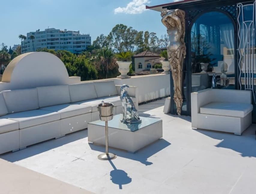 Exclusive Art Deco Duplex Penthouse with Private Pool in Guadalmina Alta, Marbella