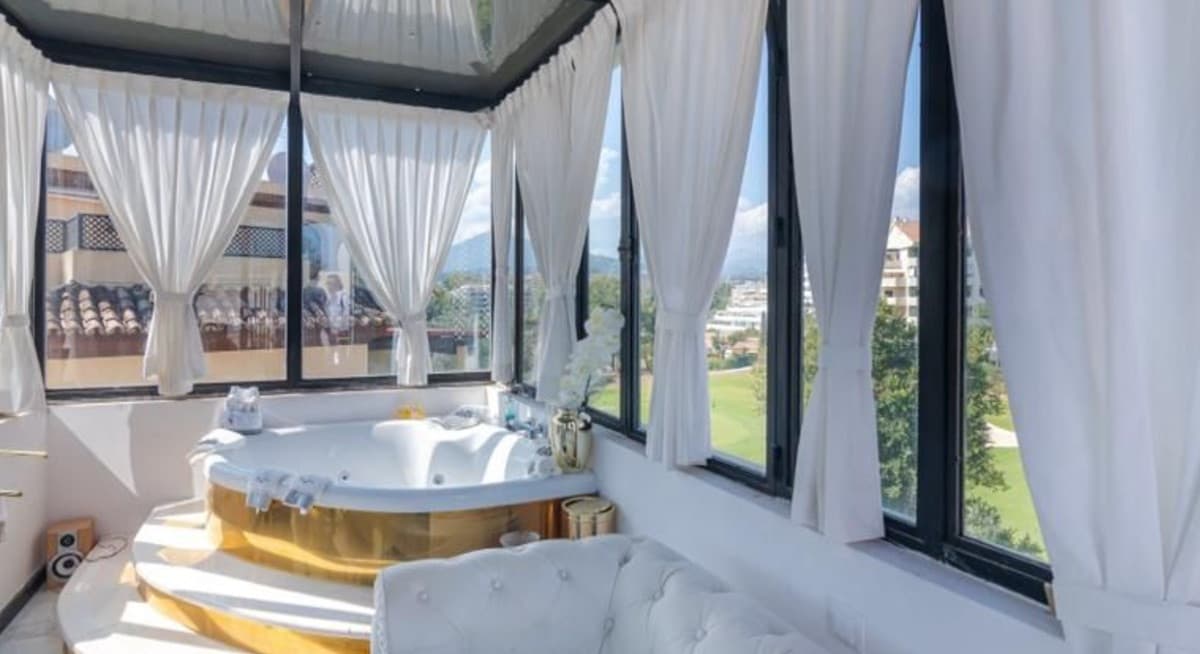 Exclusive Art Deco Duplex Penthouse with Private Pool in Guadalmina Alta, Marbella