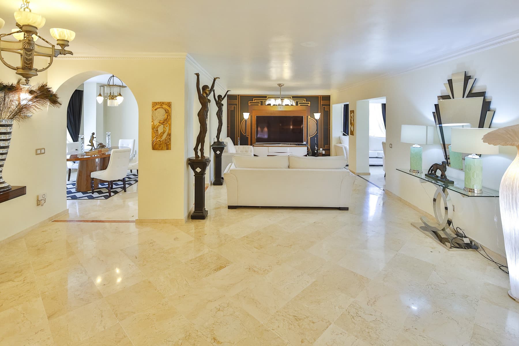 Exclusive Art Deco Duplex Penthouse with Private Pool in Guadalmina Alta, Marbella