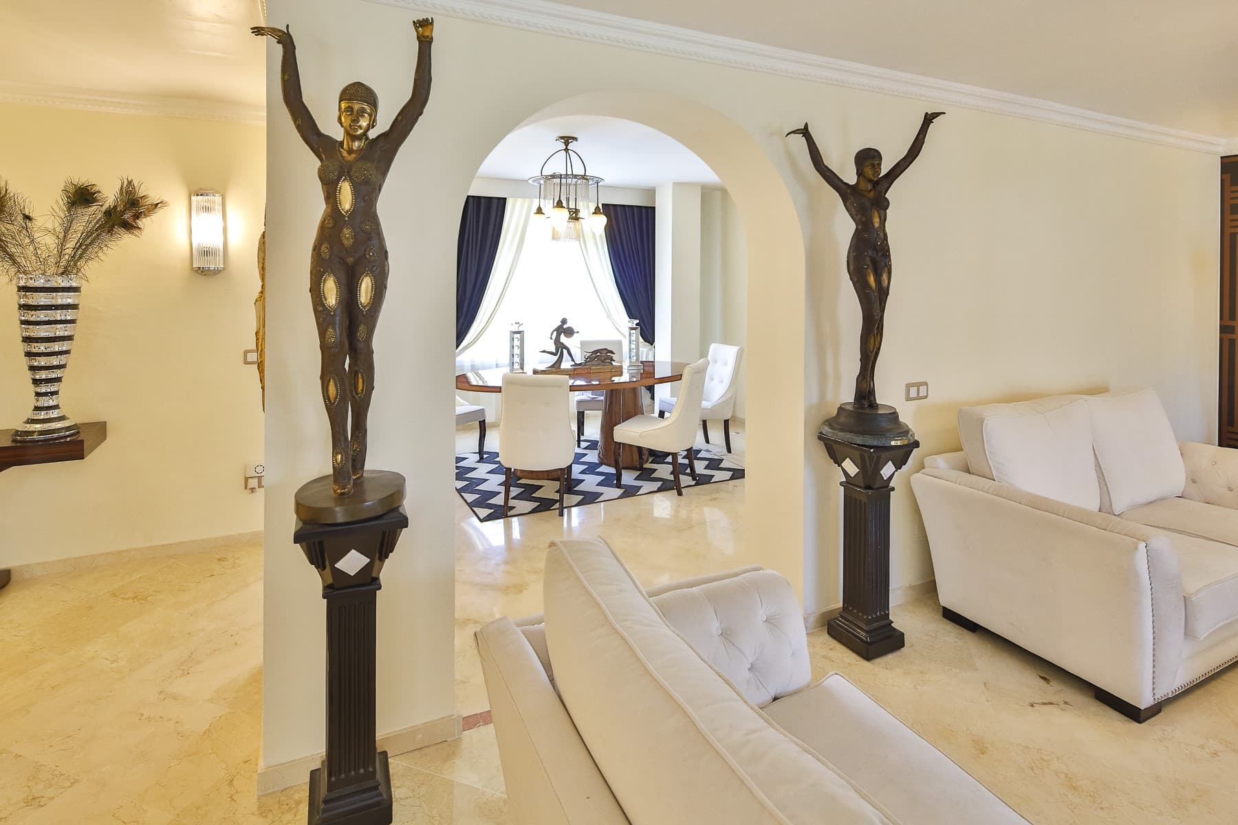 Exclusive Art Deco Duplex Penthouse with Private Pool in Guadalmina Alta, Marbella