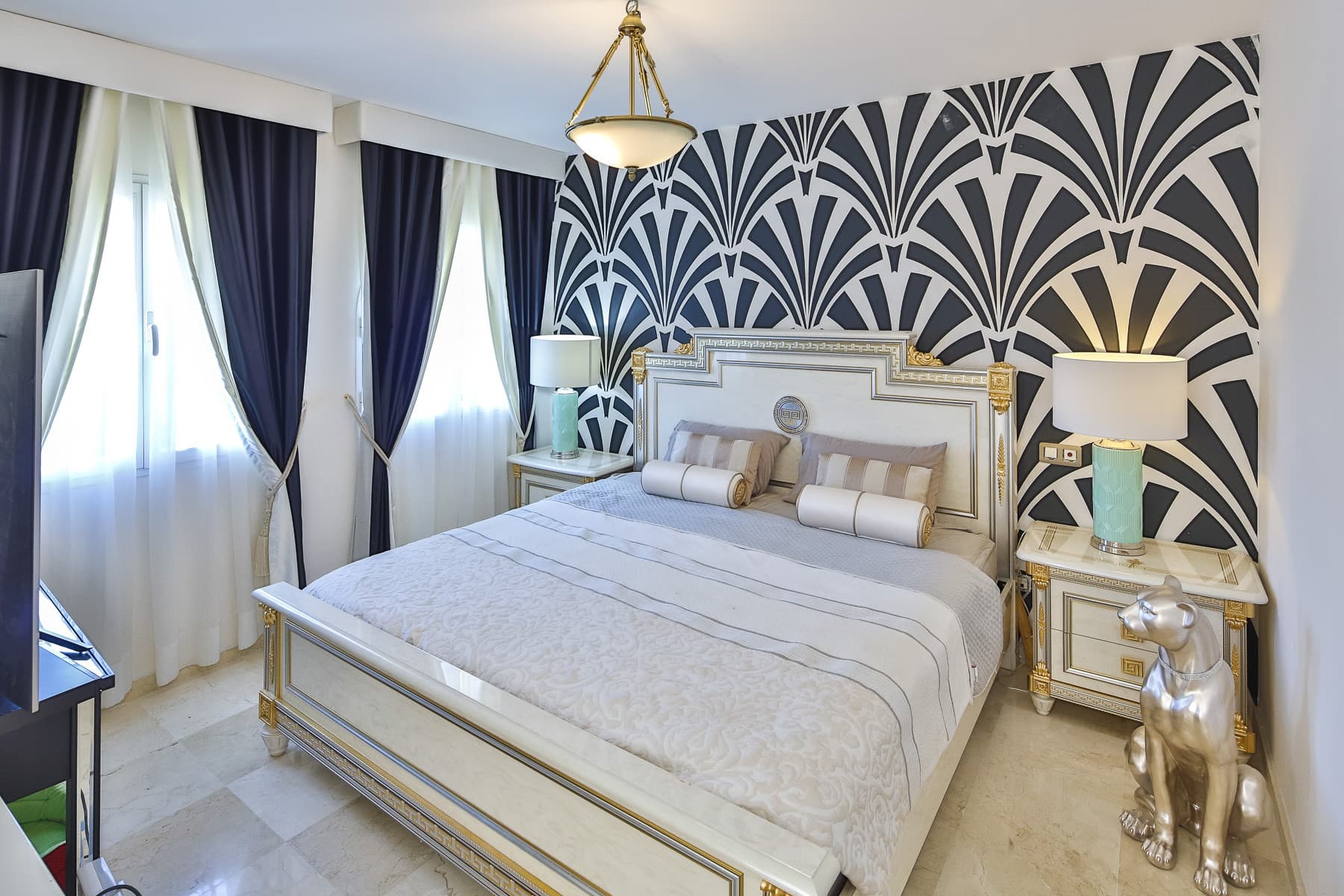 Exclusive Art Deco Duplex Penthouse with Private Pool in Guadalmina Alta, Marbella