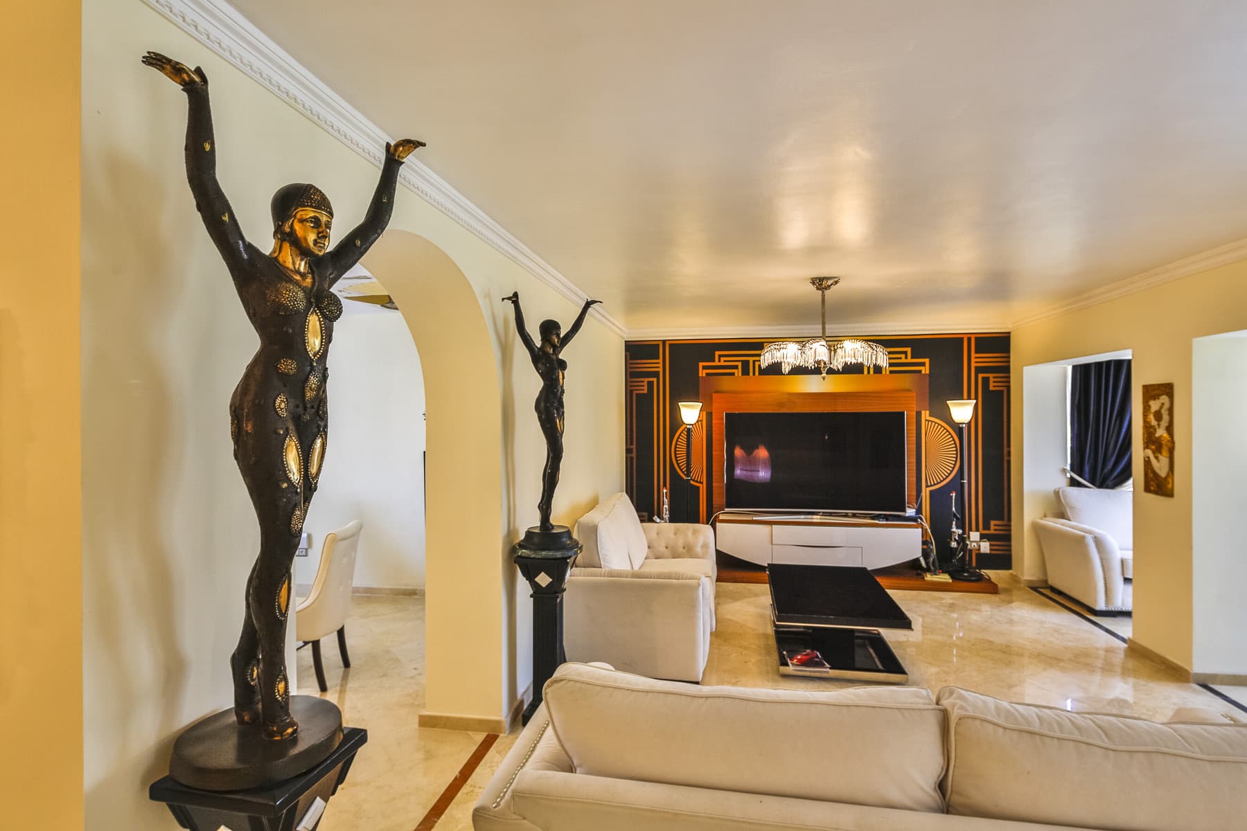 Exclusive Art Deco Duplex Penthouse with Private Pool in Guadalmina Alta, Marbella