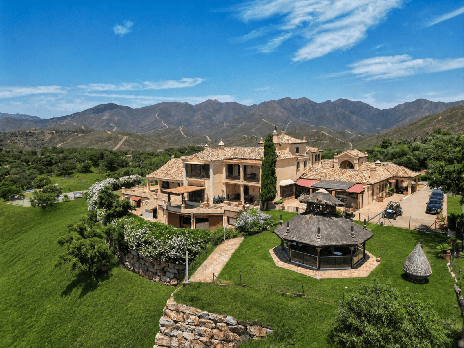 A Rare Estate in La Mairena with Panoramic Sea Views and Exceptional Potential Set within approximately 32,000 m² of pri