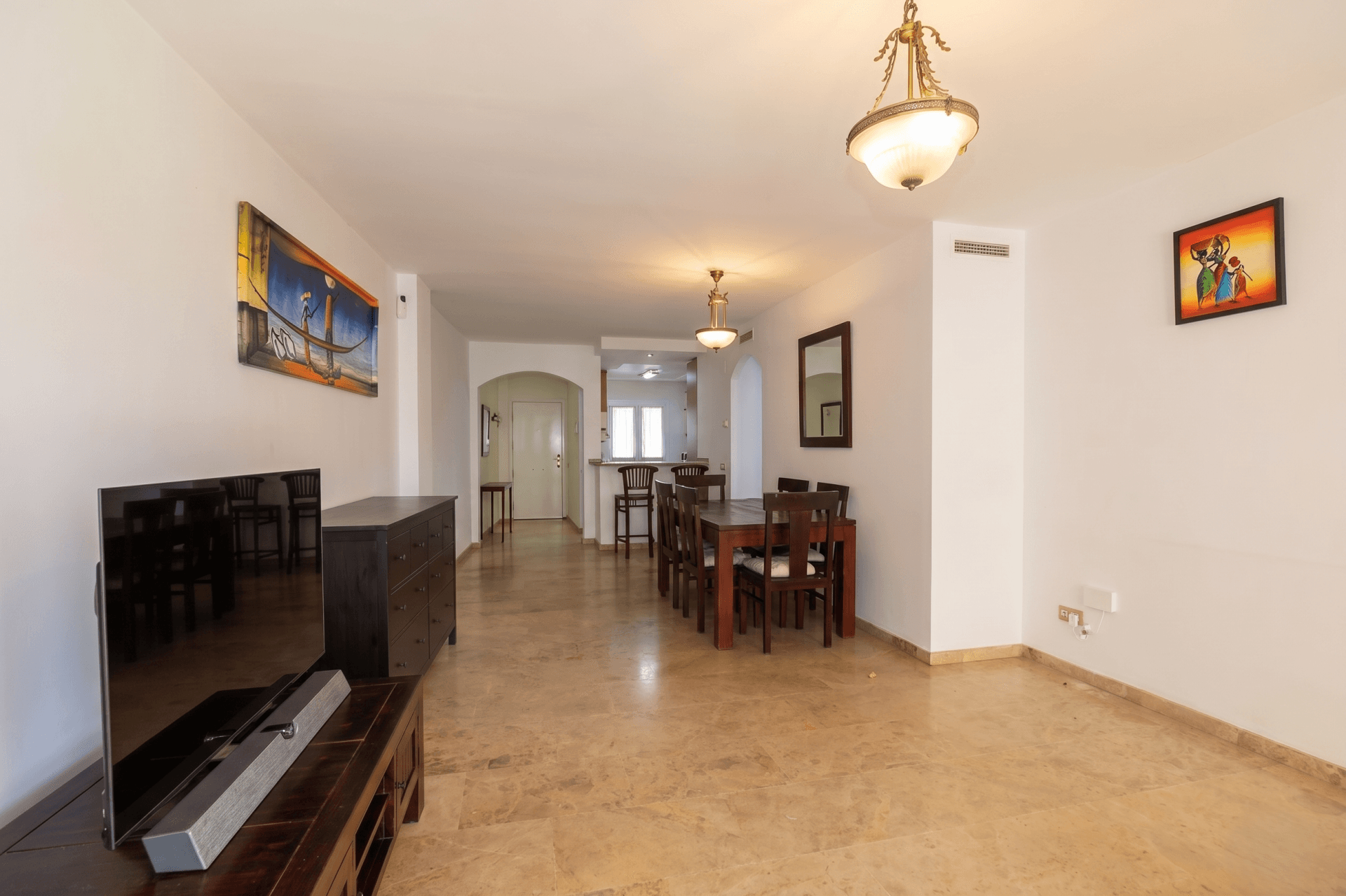 Reform opportunity - Large two bedroom, ground floor garden apartment located in Riviera del Sol, Mijas