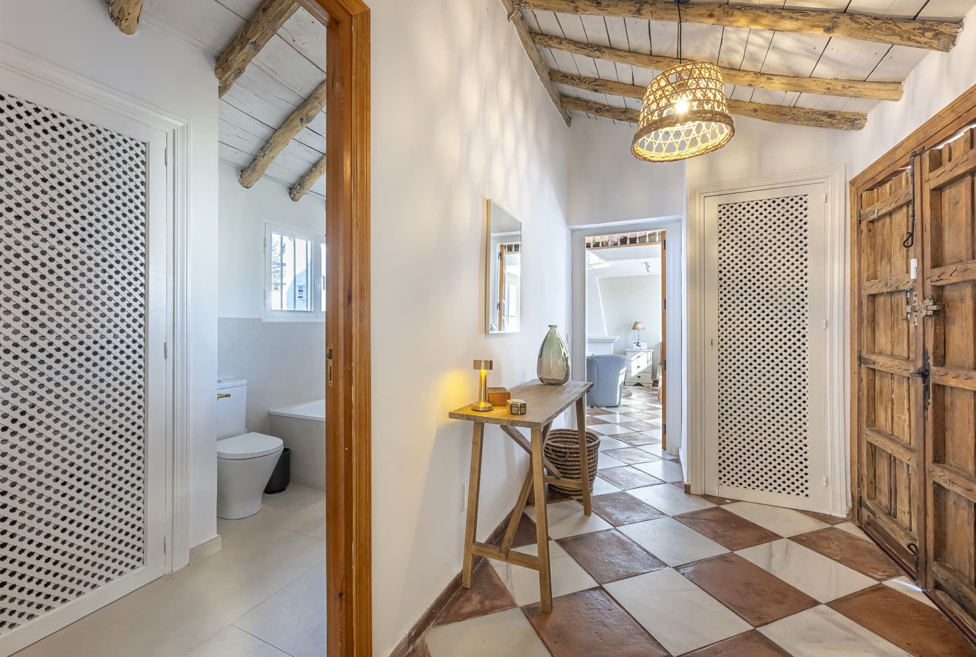 Beautiful south facing, three bedroom country villa, located in Guadalmina Alta, Marbella