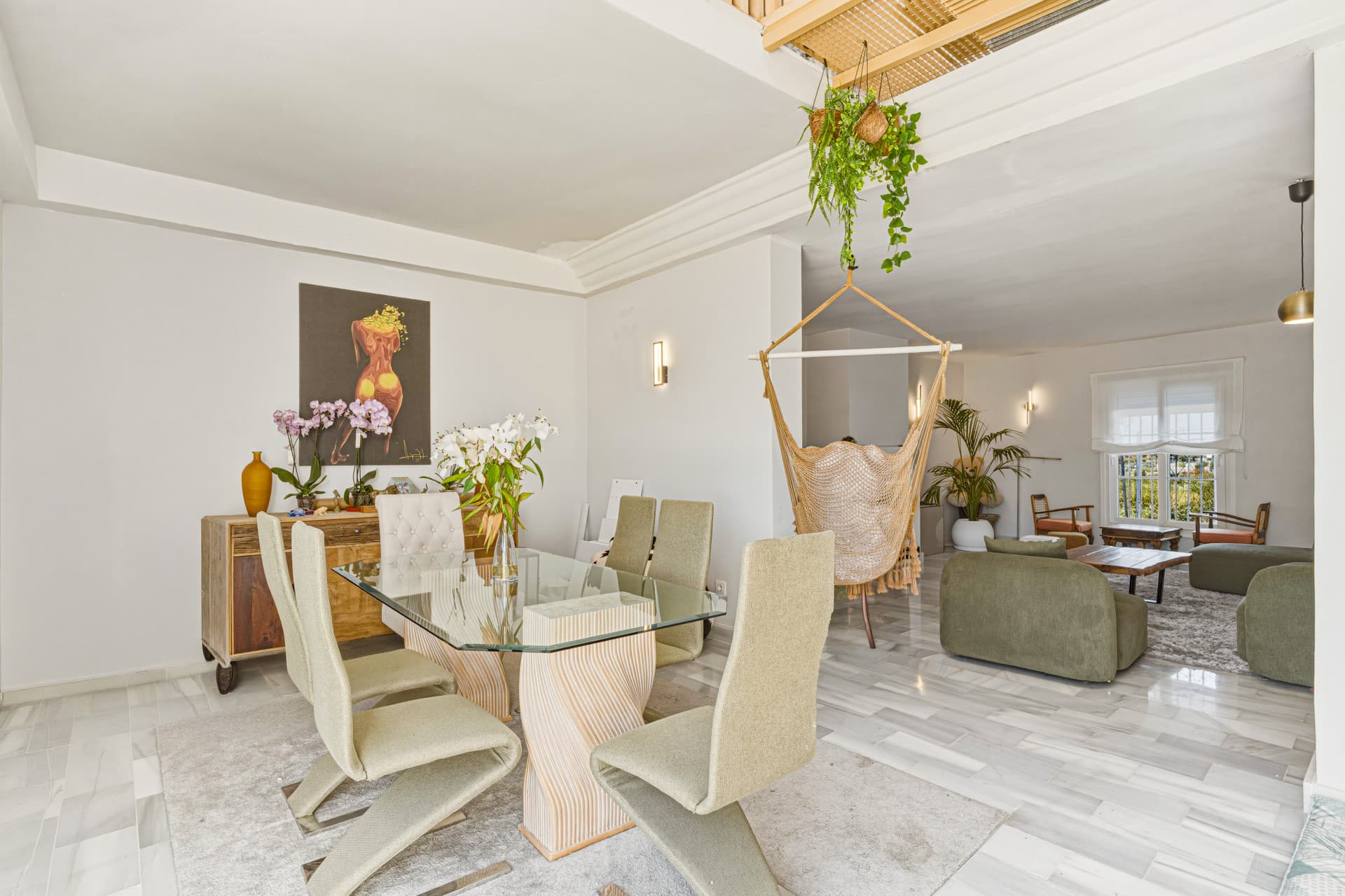 Unique five bedroom townhouse with rooftop terrace & excellent rental potential in Cancelada, Estepona