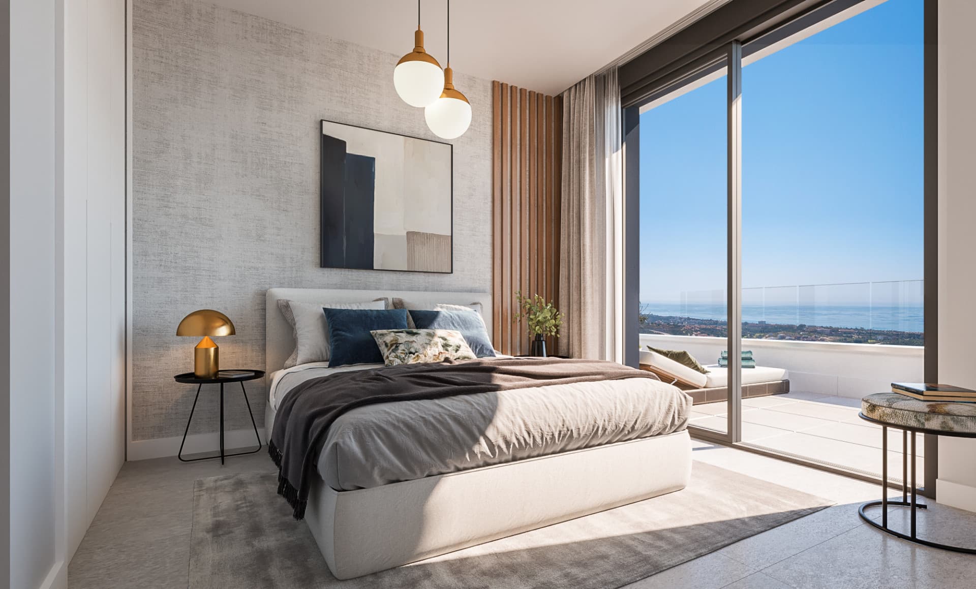 Brand-new, three bedroom apartment in the sought-after gated community of Medblue, in Altos de los Monteros