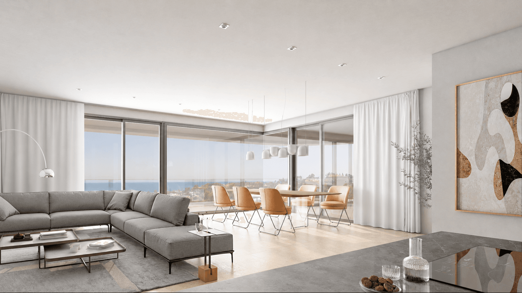 New-build penthouse with large terrace, private pool and sea views in Los Hidalgos, Manilva