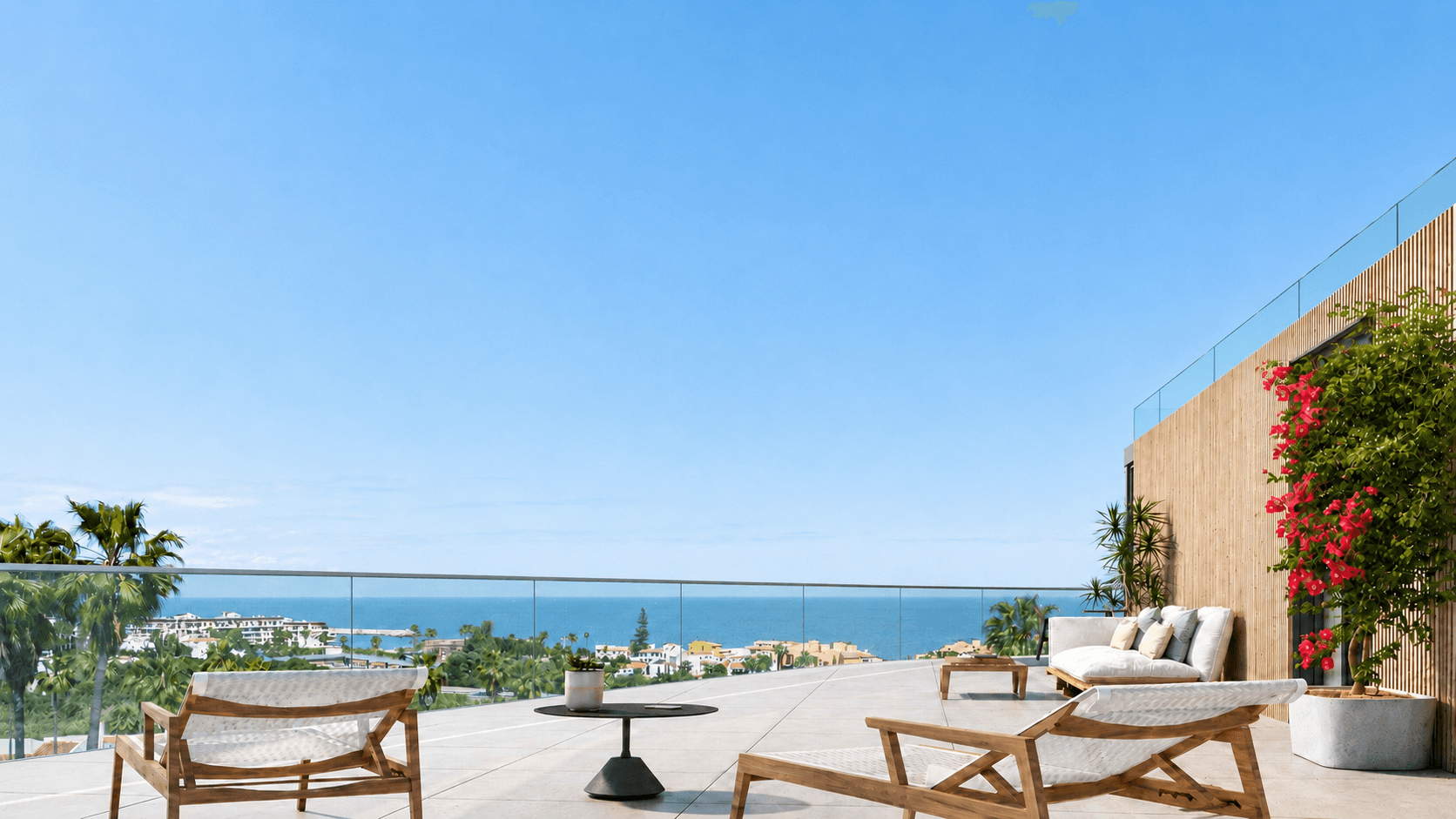 New-build penthouse with private pool and spectacular sea views in Los Hidalgos, Manilva