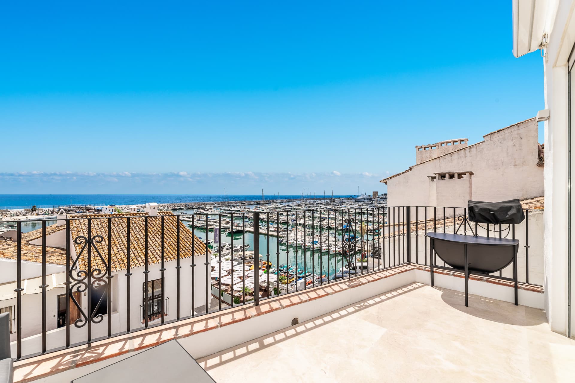 A luxurious and contemporary designed apartment located within the the famous marina of Puerto Banus