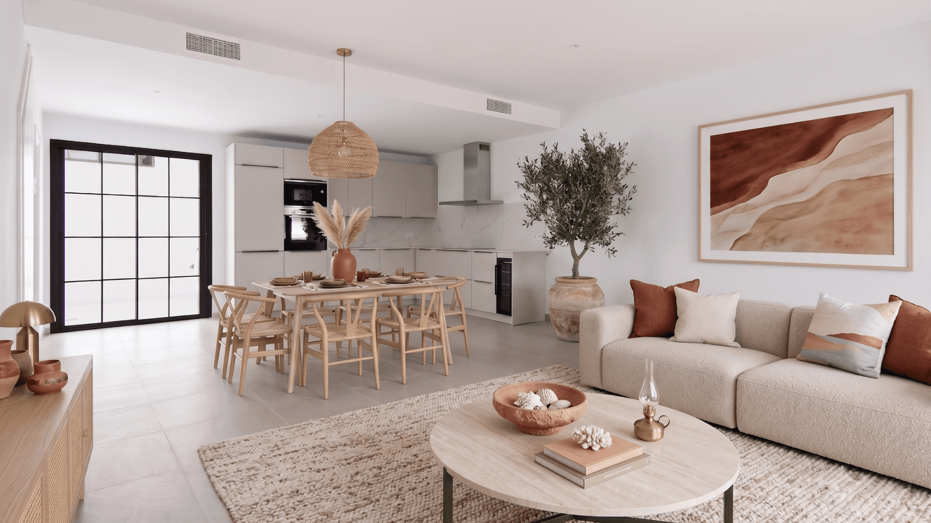 Brand New Contemporary 3-Bed Andalusian Townhouse For Sale in Estepona Old Town
