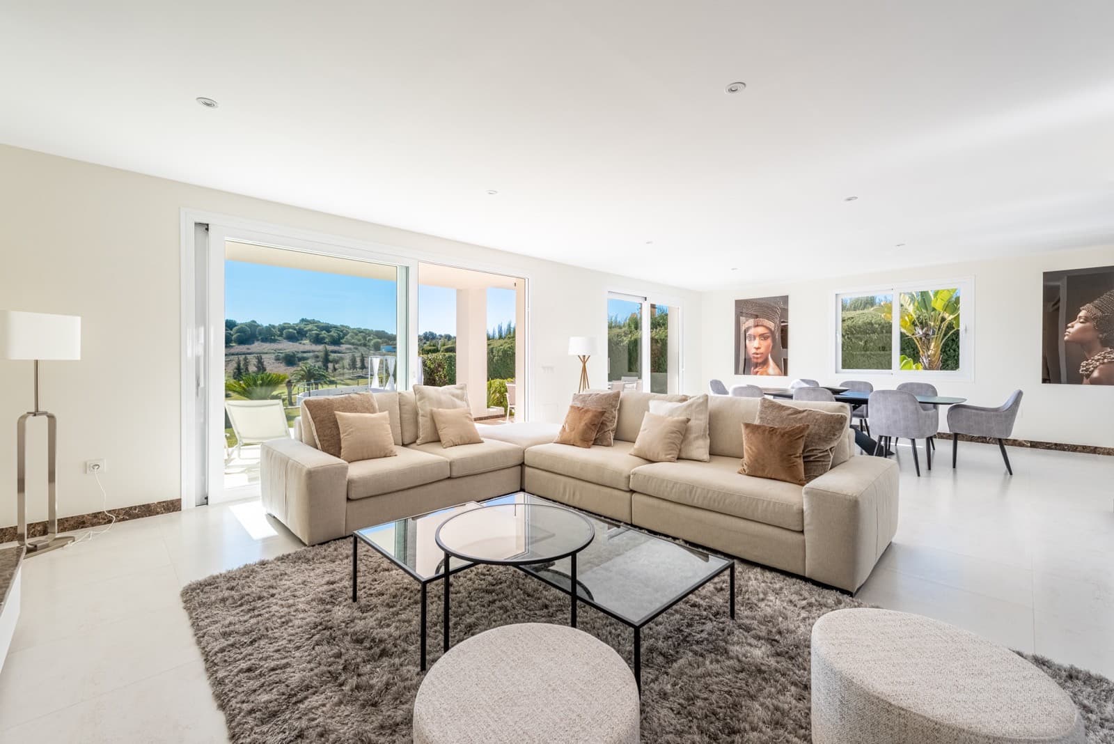 Luxury Frontline Golf Villa with Heated Pool in El Paraíso