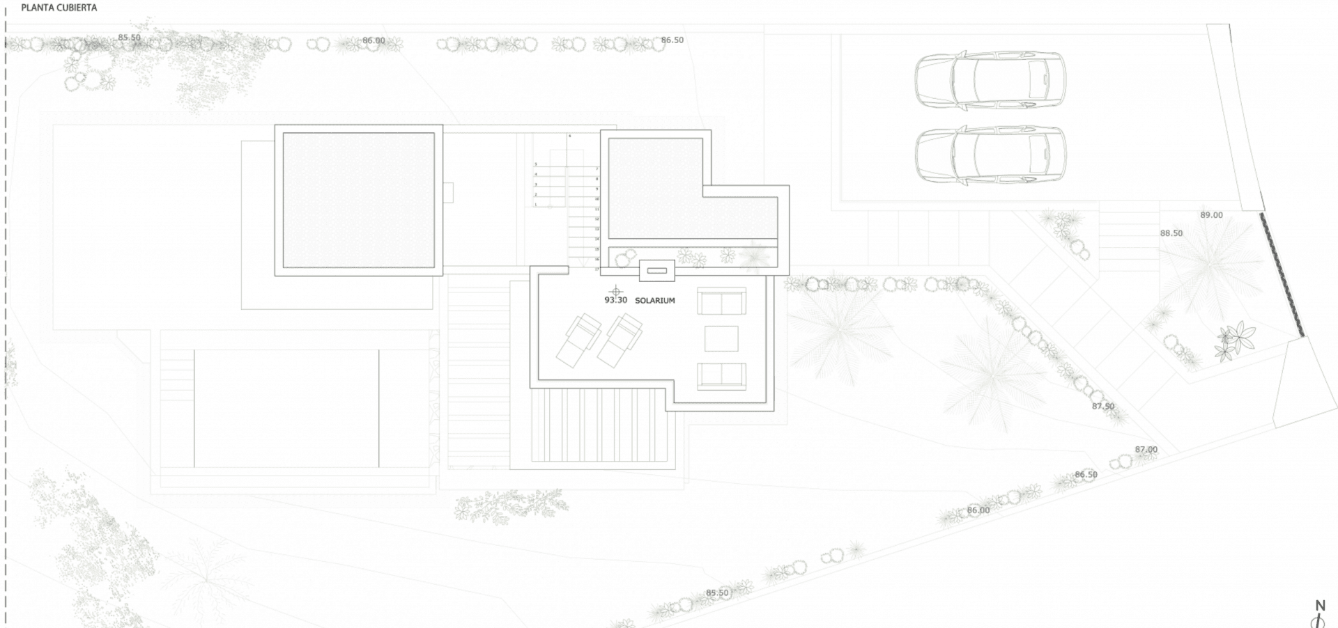 Plot with project and structure in Estepona with sea and golf views
