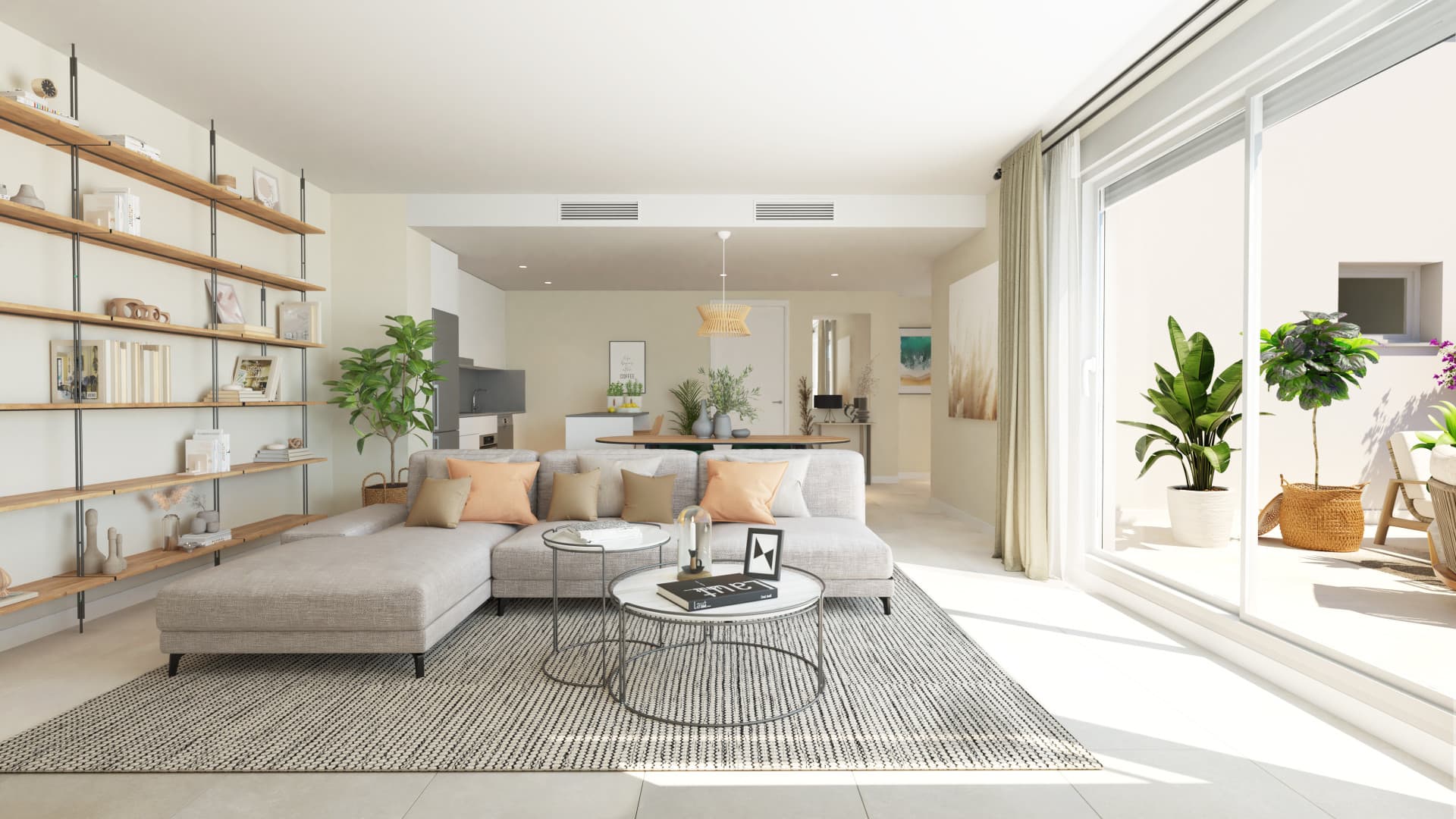Impresionantes apartamentos contemporáneos a una poca distancia a pie de la ciudad.