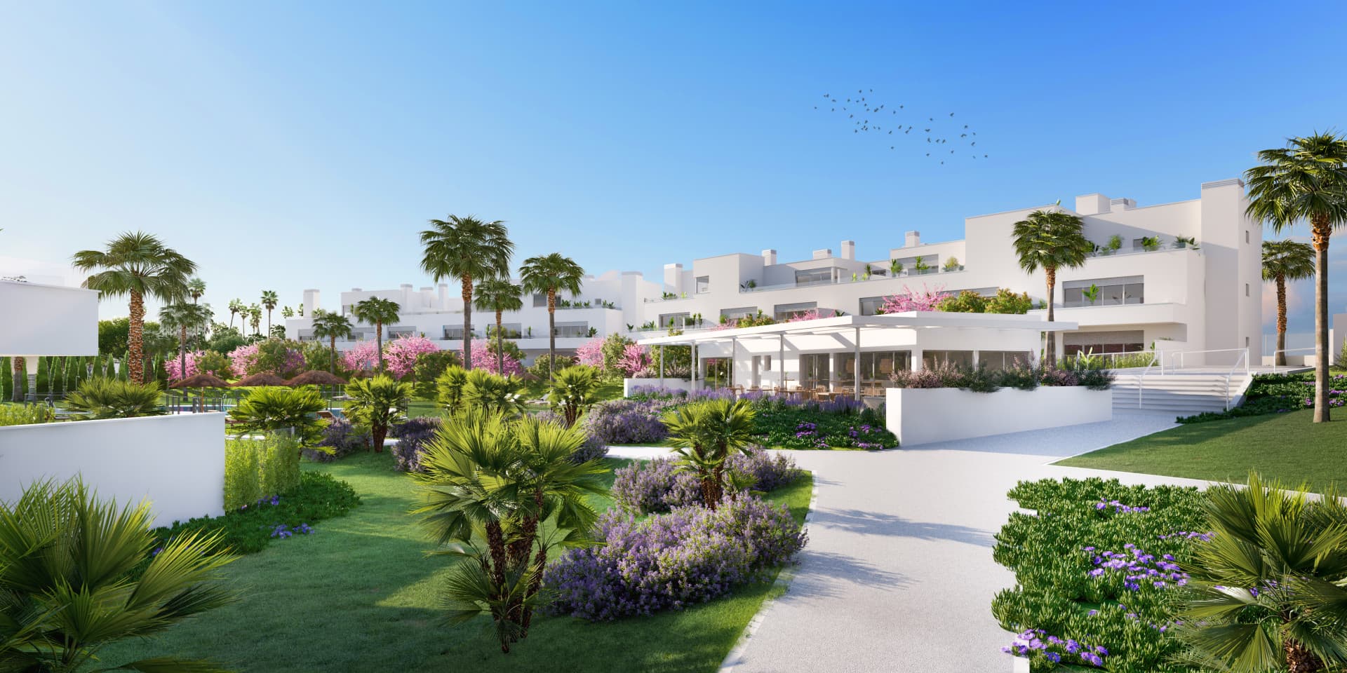 Impresionantes apartamentos contemporáneos a una poca distancia a pie de la ciudad.