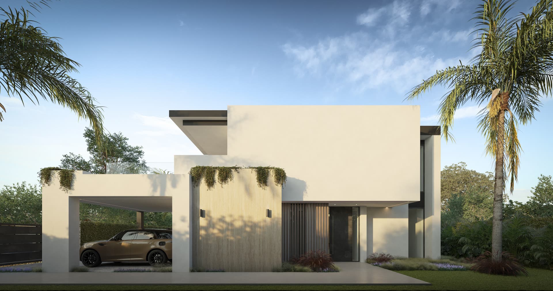 Blume, an exclusive boutique collection of 3 contemporary villas just steps from the beach, in one of Marbella’s most prestigious residential areas.