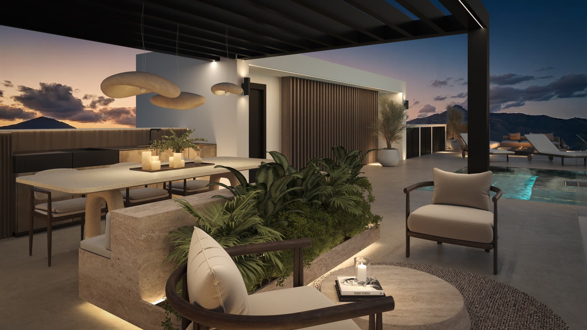 Blume, an exclusive boutique collection of 3 contemporary villas just steps from the beach, in one of Marbella’s most prestigious residential areas.