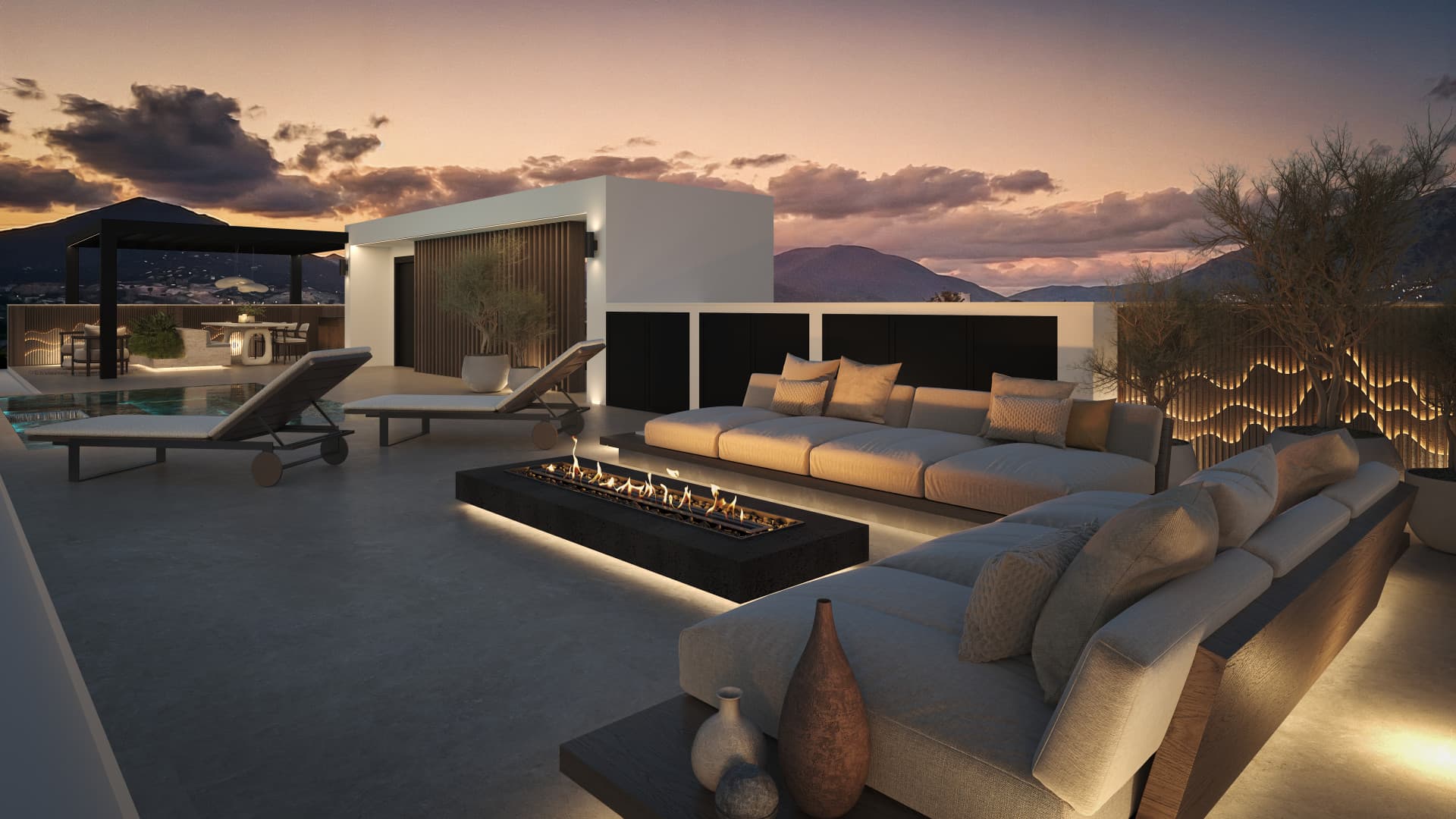 Blume, an exclusive boutique collection of 3 contemporary villas just steps from the beach, in one of Marbella’s most prestigious residential areas.