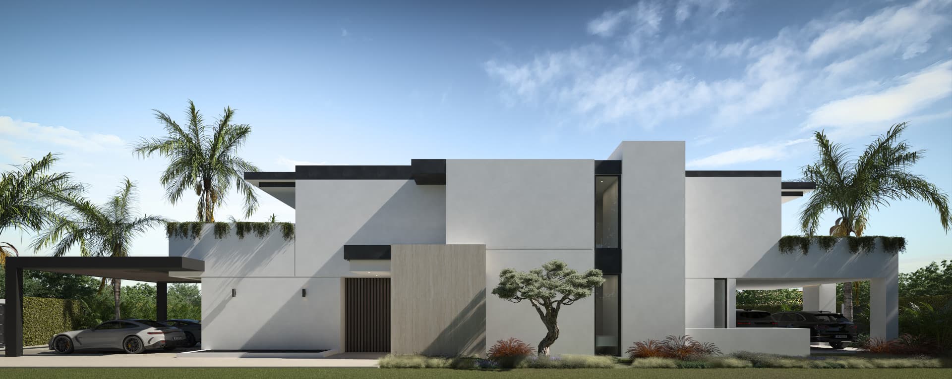 Blume, an exclusive boutique collection of 3 contemporary villas just steps from the beach, in one of Marbella’s most prestigious residential areas.