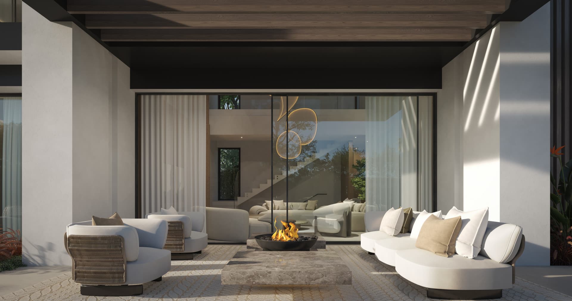 Blume, an exclusive boutique collection of 3 contemporary villas just steps from the beach, in one of Marbella’s most prestigious residential areas.