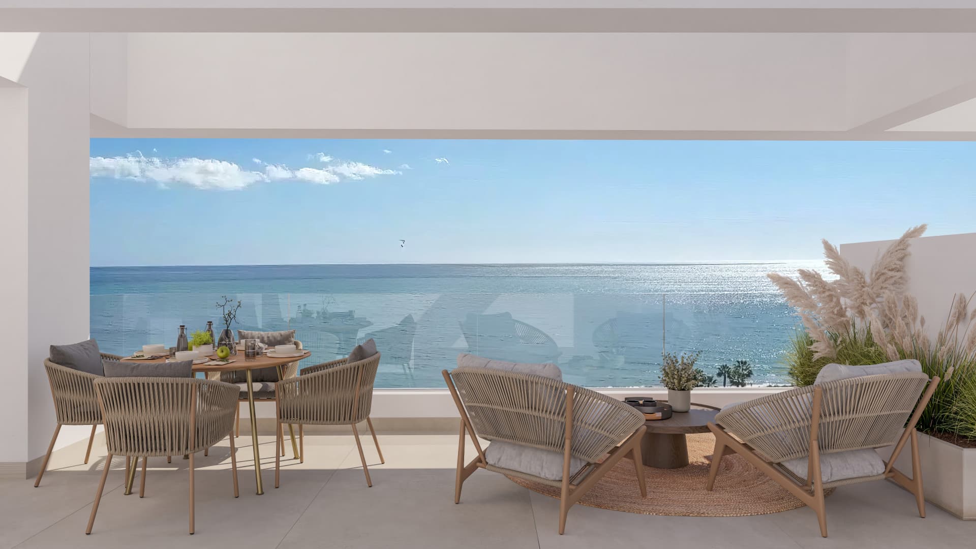 Milabeka, an exclusive boutique development of 10 contemporary residences just 200 metres from the beach in Málaga.