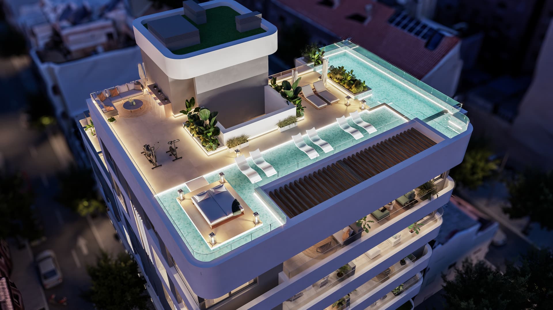 Milabeka, an exclusive boutique development of 10 contemporary residences just 200 metres from the beach in Málaga.
