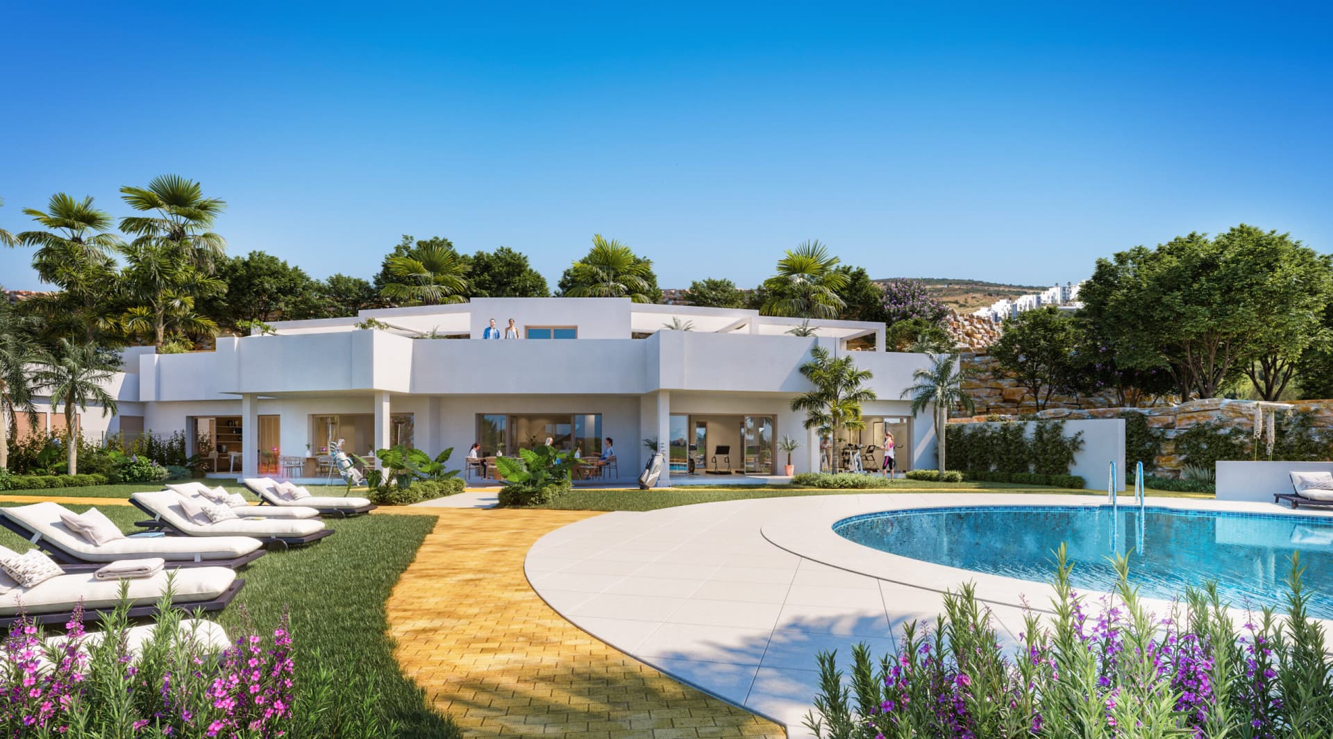 Aby Estepona, apartments and duplex penthouses in a privileged location
