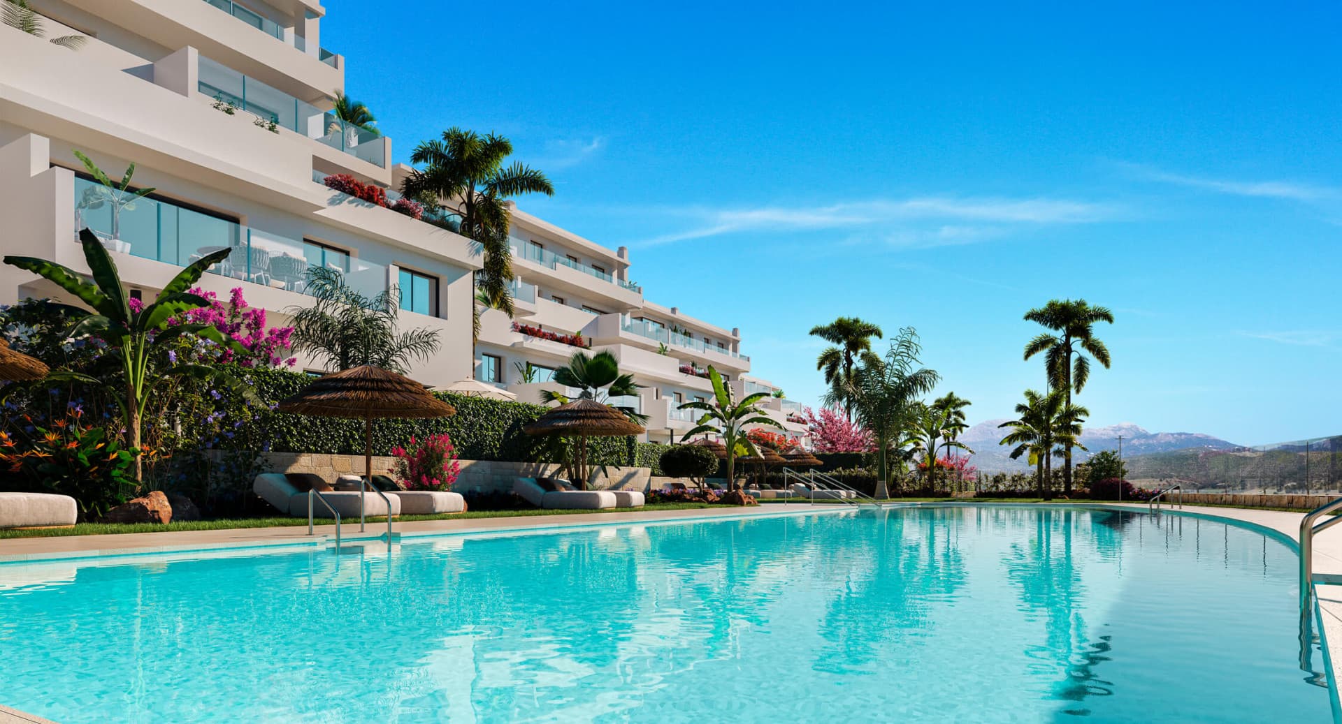 Las Terrazas de Cortesín Bon Air, modernos apartamentos y áticos en la prestigiosa Finca Cortesín.