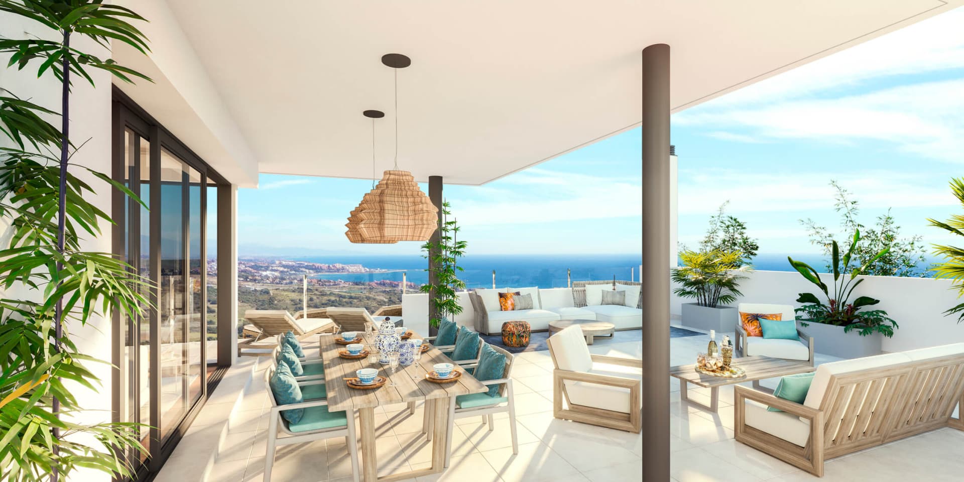 Las Terrazas de Cortesín Bon Air, modernos apartamentos y áticos en la prestigiosa Finca Cortesín.