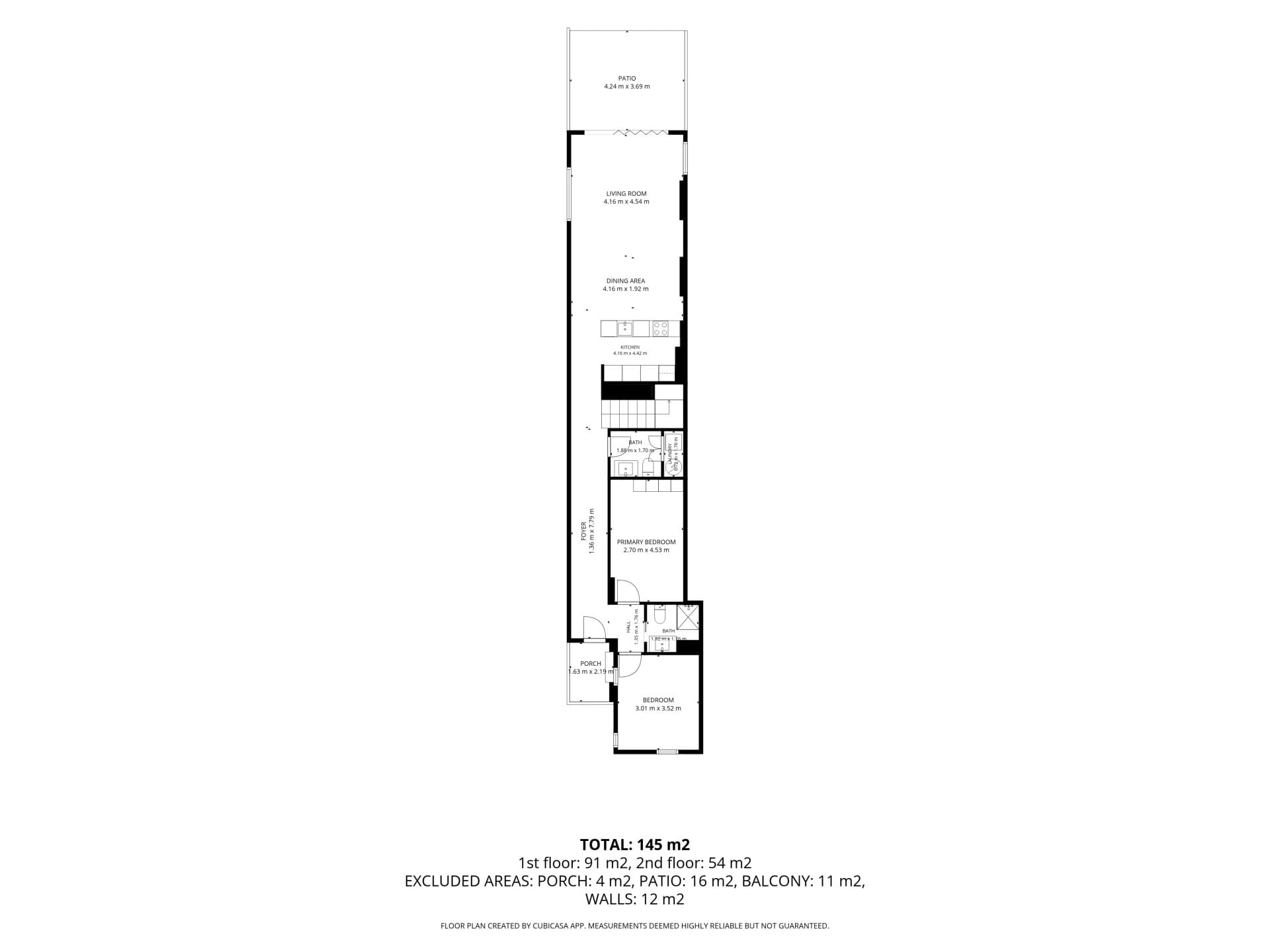 Refurbished 4-bedroom townhouse