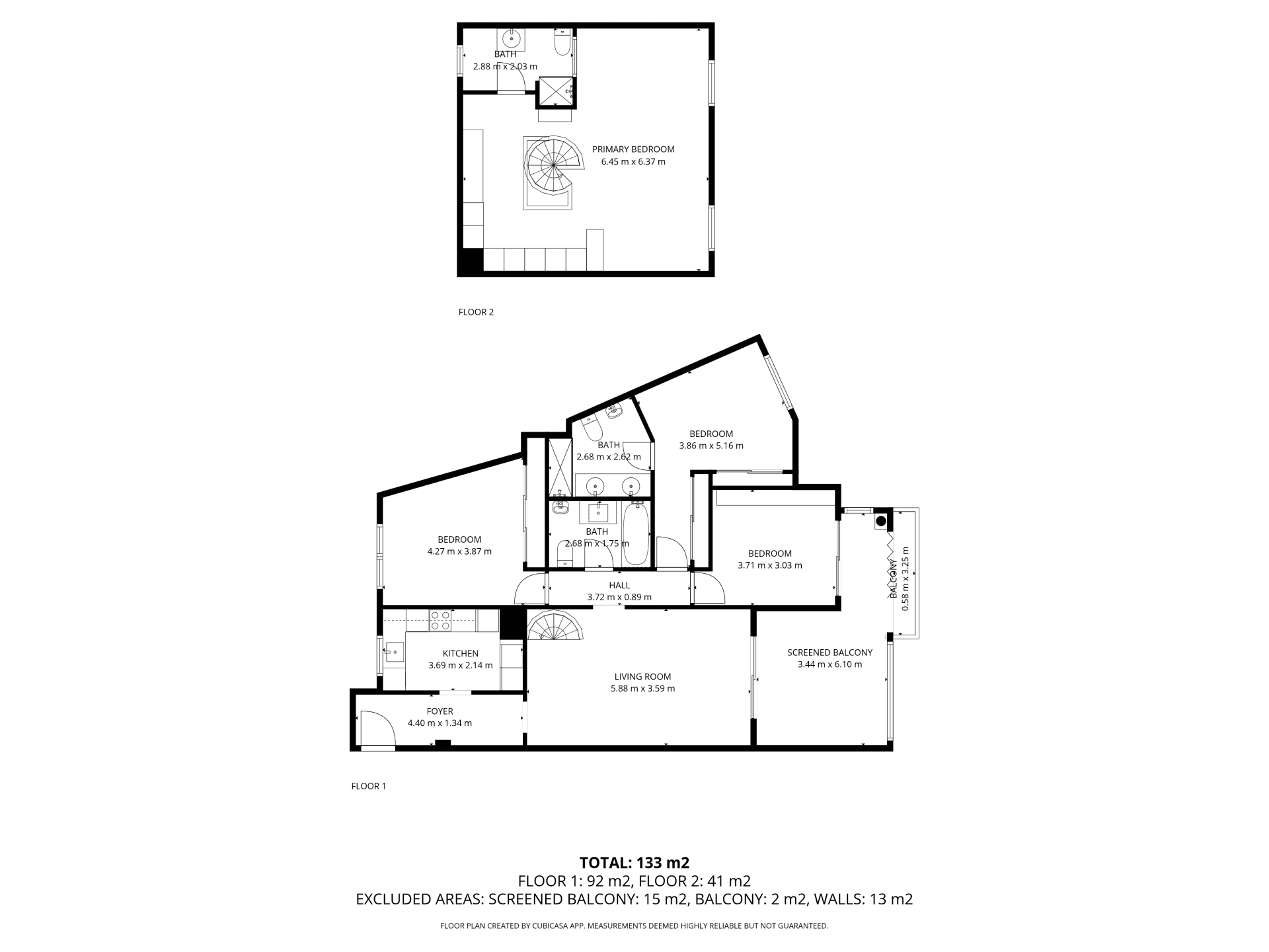 4-bedroom, 3-bathroom duplex penthouse with sea views