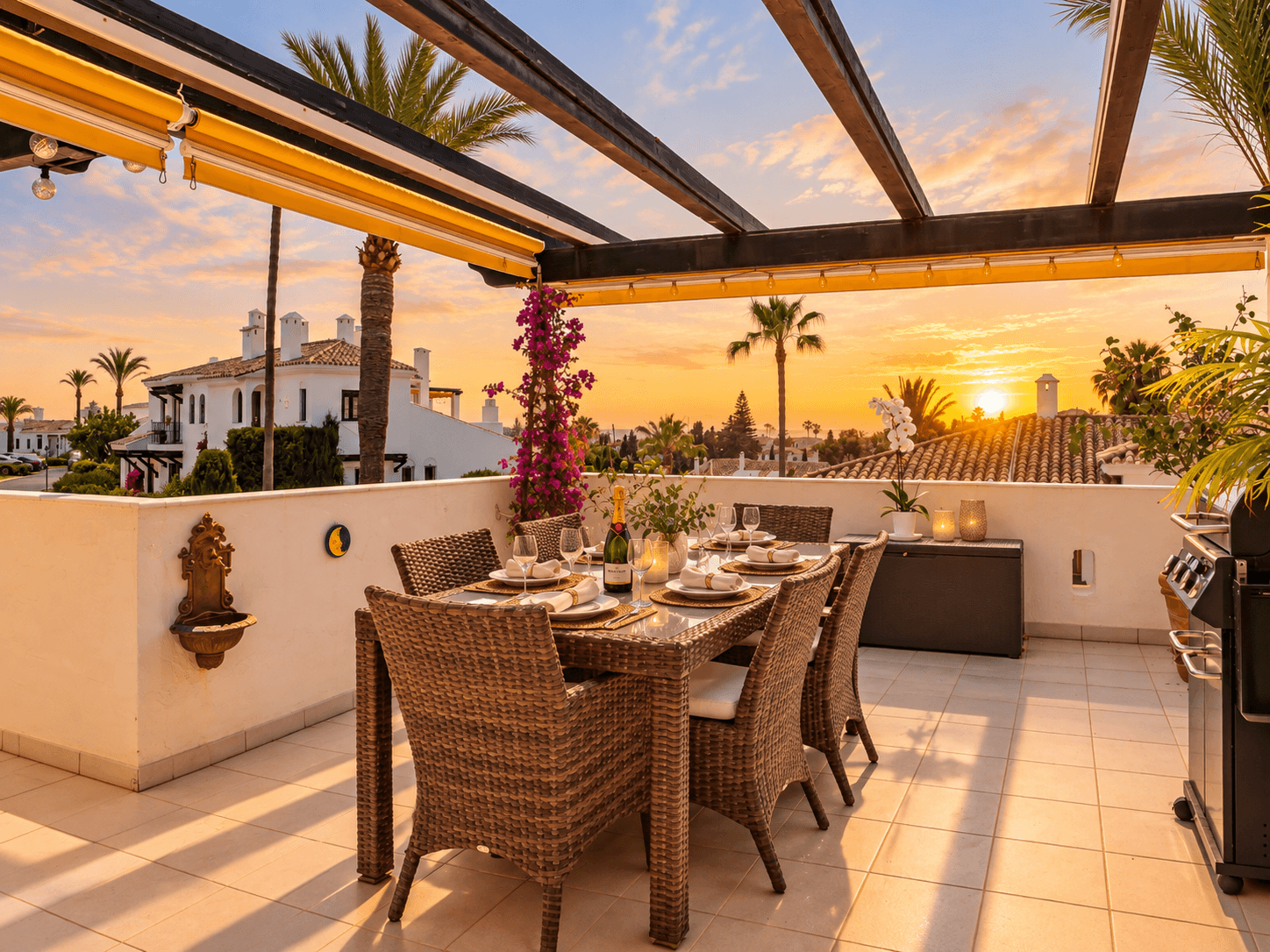 Renovated 3-Bedroom Apartment with Large Southwest-Facing Terrace in Aldea Blanca