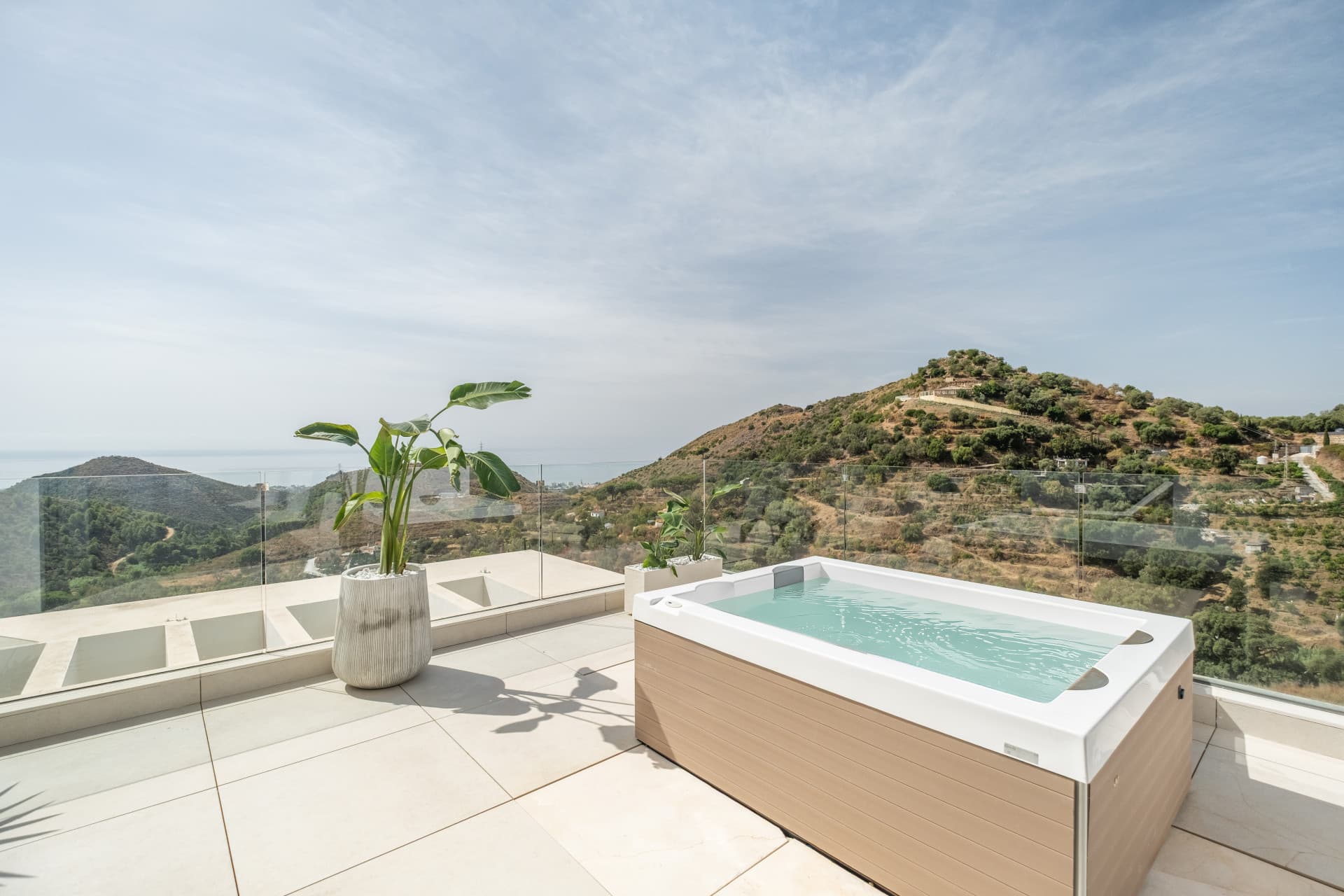 Spectacular Penthouse with a Roof Terrace and its Own Private Pool & Jacuzzi with The Best Sea and Mountain Views