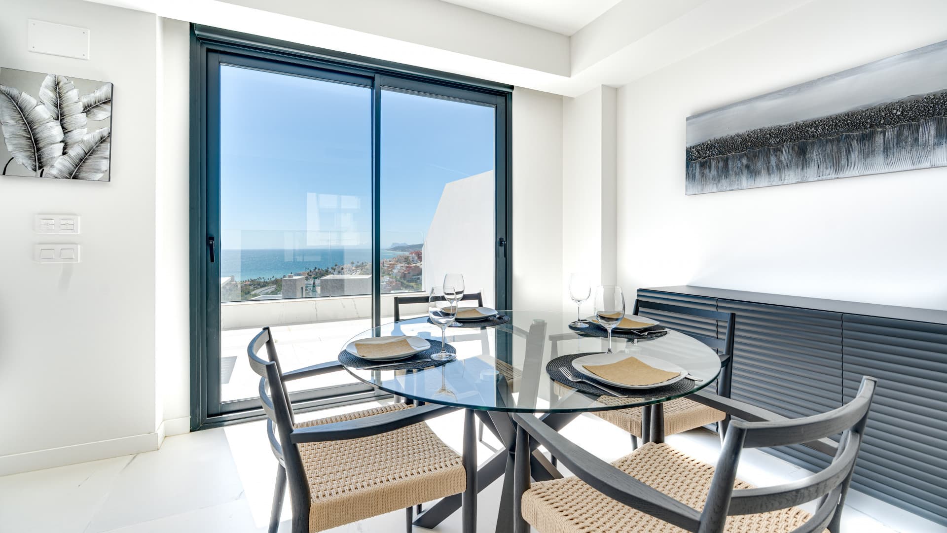 Move-in ready penthouse with panoramic sea views This modern penthouse is move-in ready and is delivered fully furnished